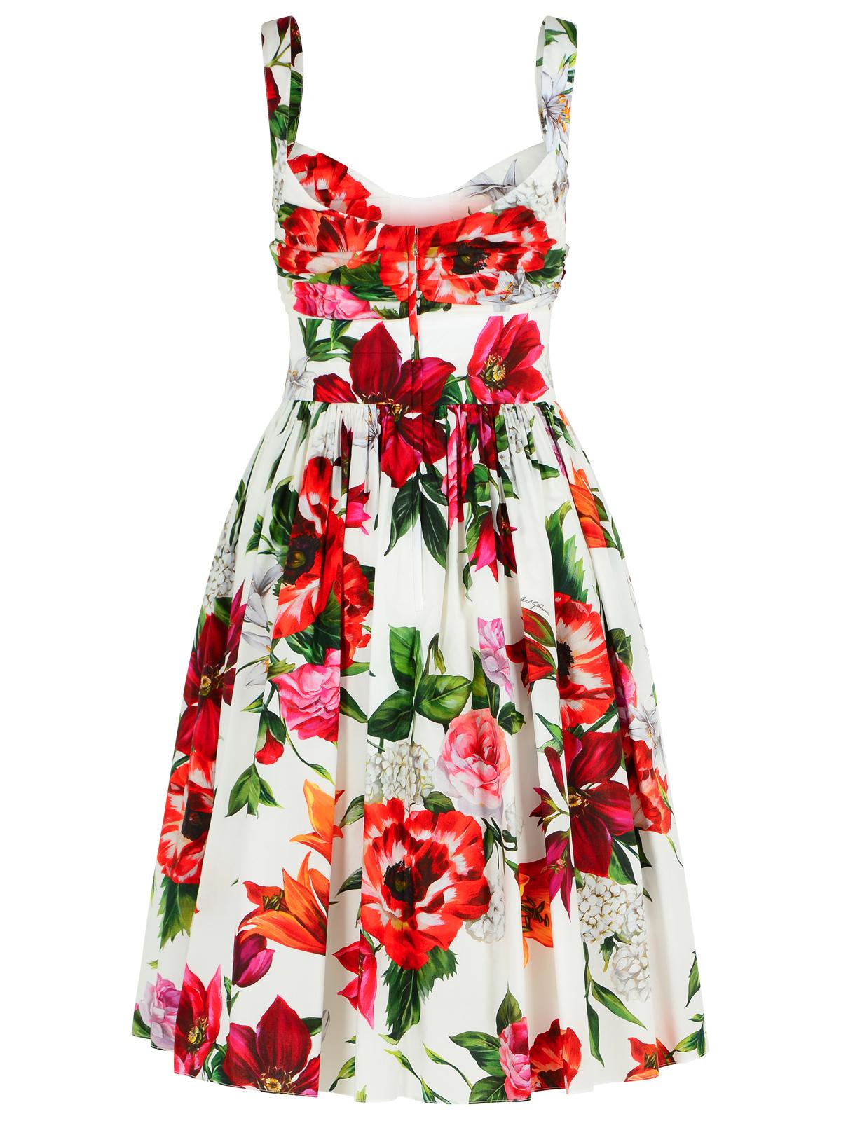 Dolce & Gabbana White Cotton Poplin Dress Women - EZE Fashion®