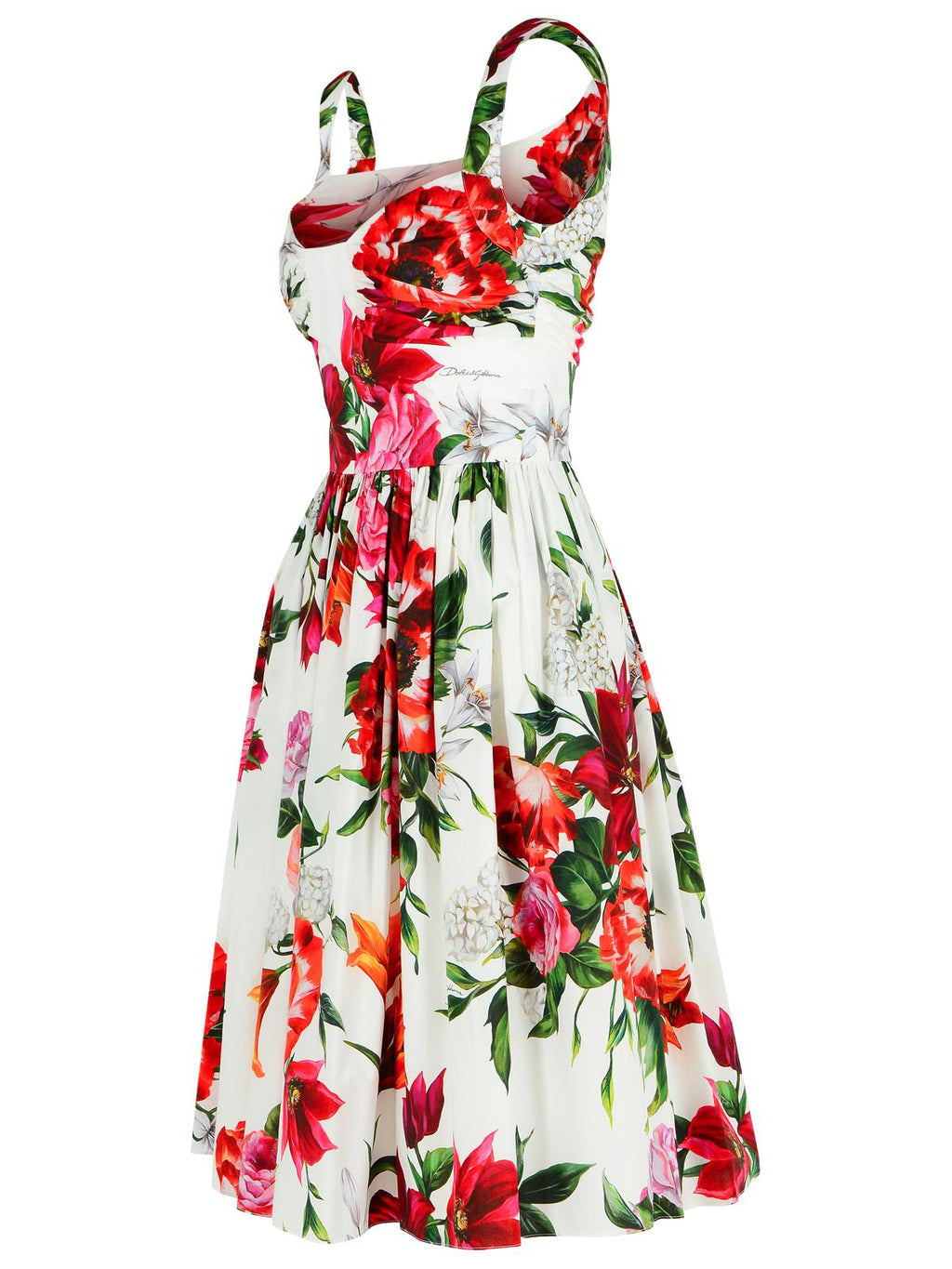 Dolce & Gabbana White Cotton Poplin Dress Women - EZE Fashion®