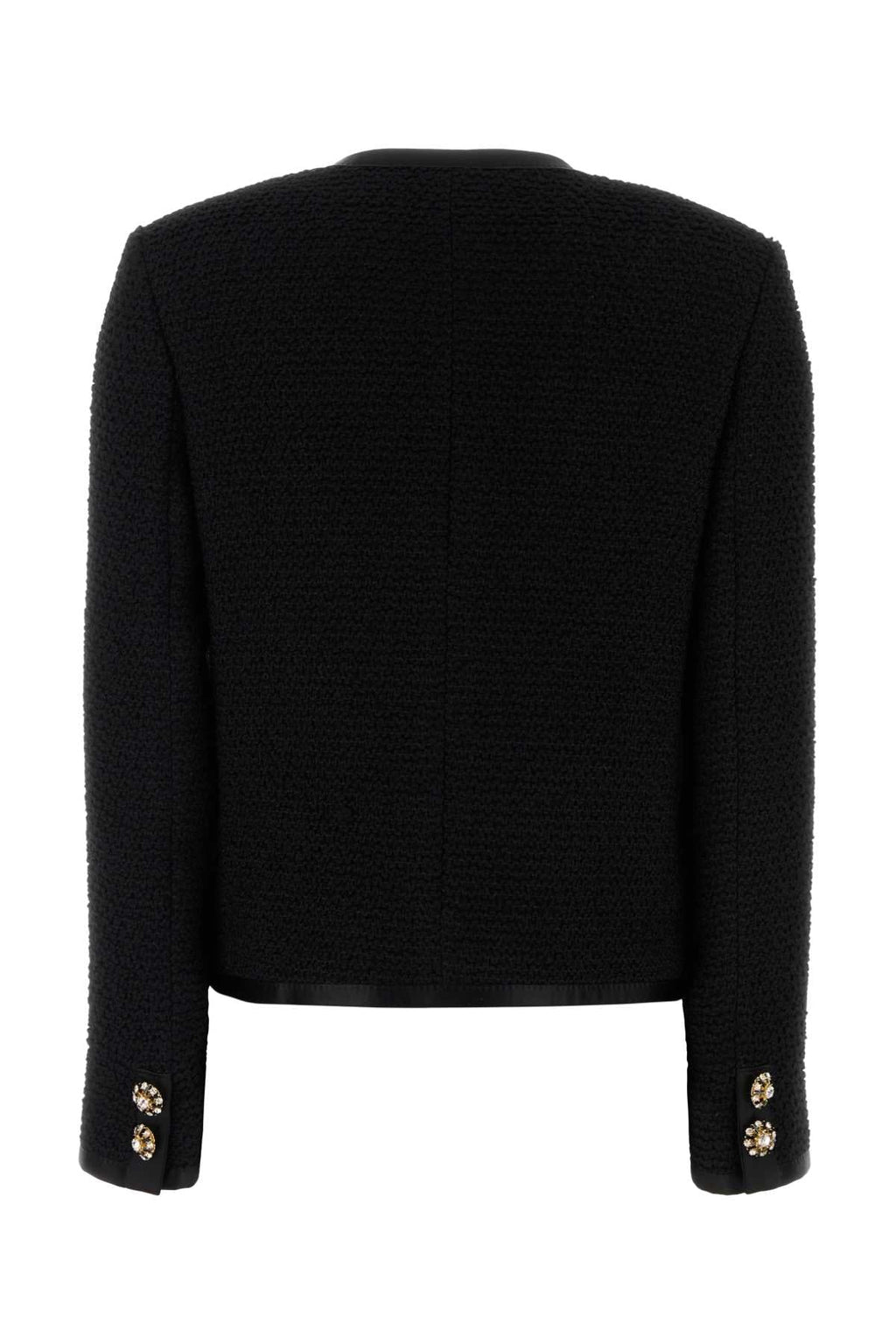 Dolce & Gabbana Women Black Tweed Blazer - EZE Fashion®