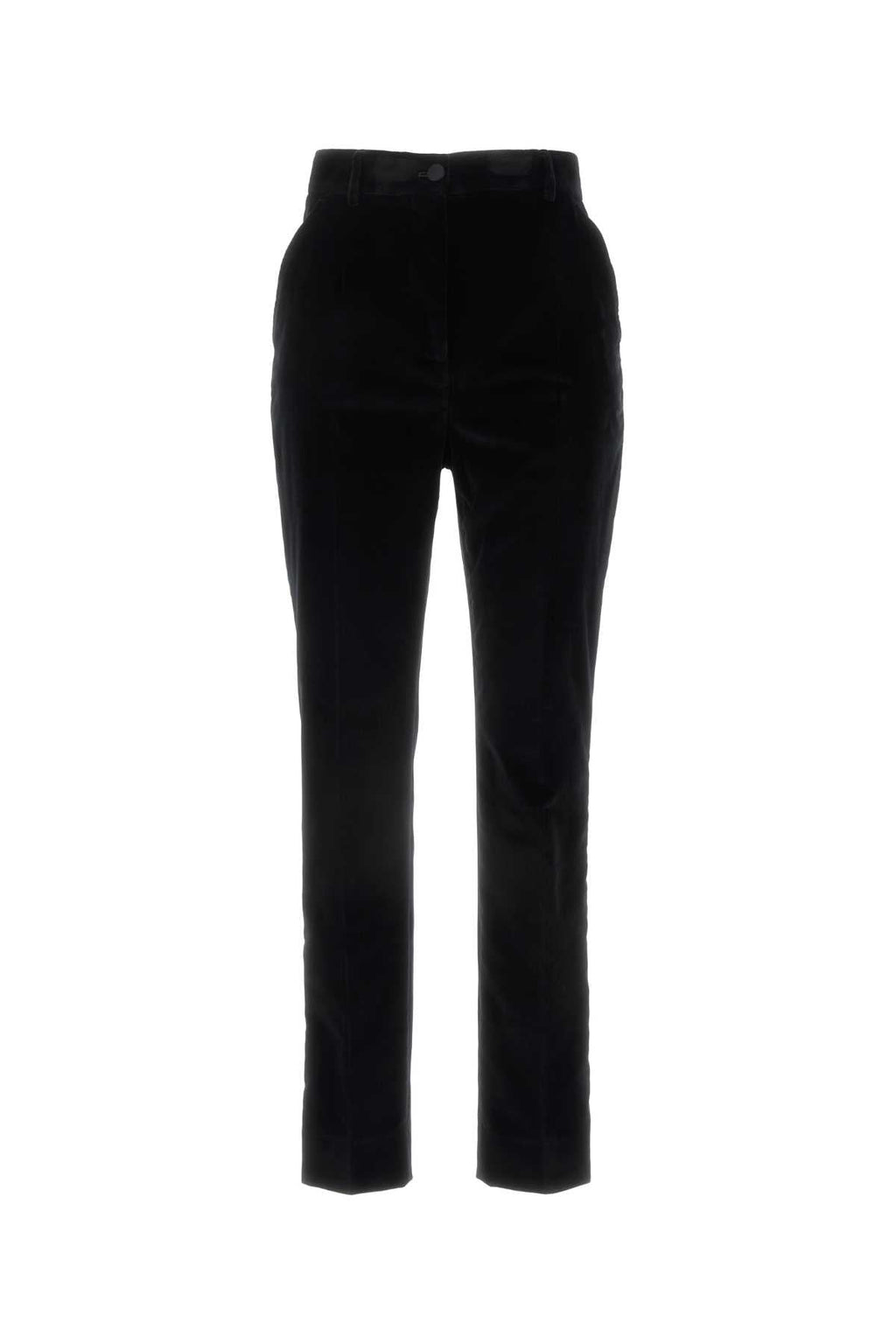 Dolce & Gabbana Women Black Velvet Pant - EZE Fashion®