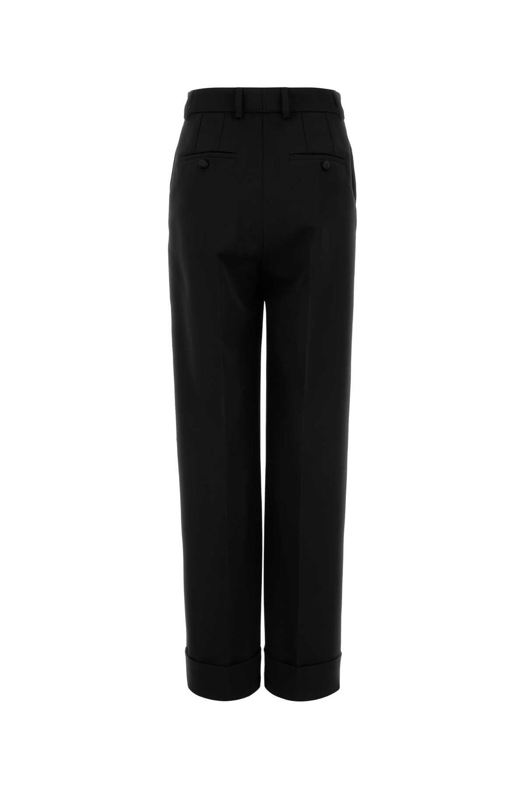 Dolce & Gabbana Women Black Wool Pant - EZE Fashion®