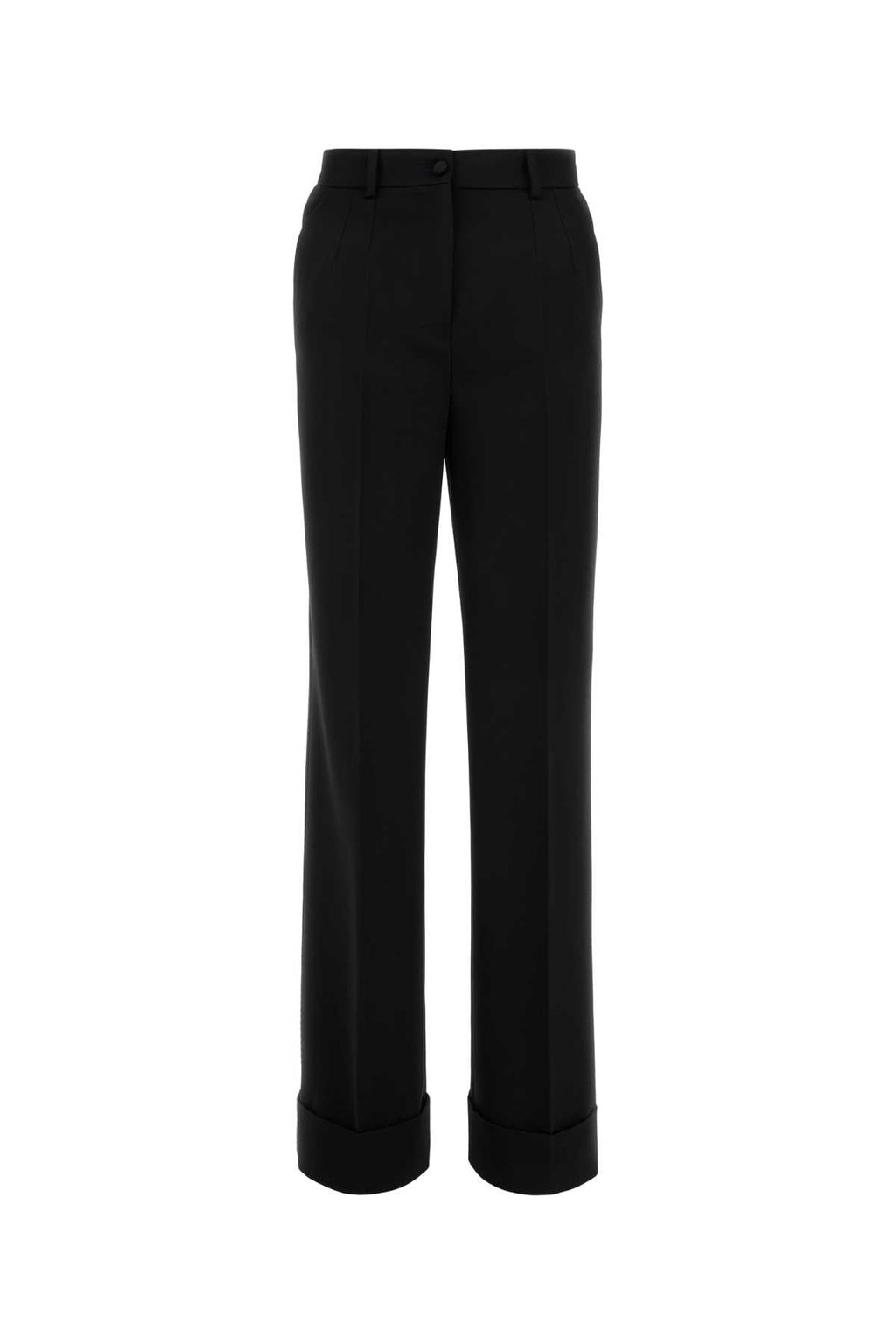 Dolce & Gabbana Women Black Wool Pant - EZE Fashion®