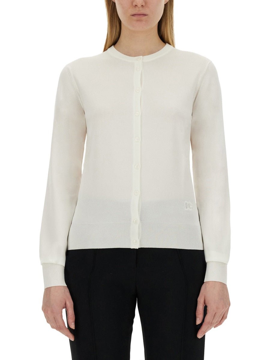 Dolce & Gabbana Women Cardigan With Lace Inlays - EZE Fashion®