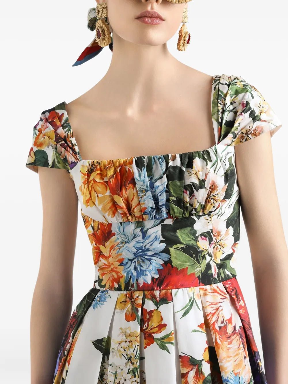 Dolce & Gabbana Women Floral Print Dress - EZE Fashion®