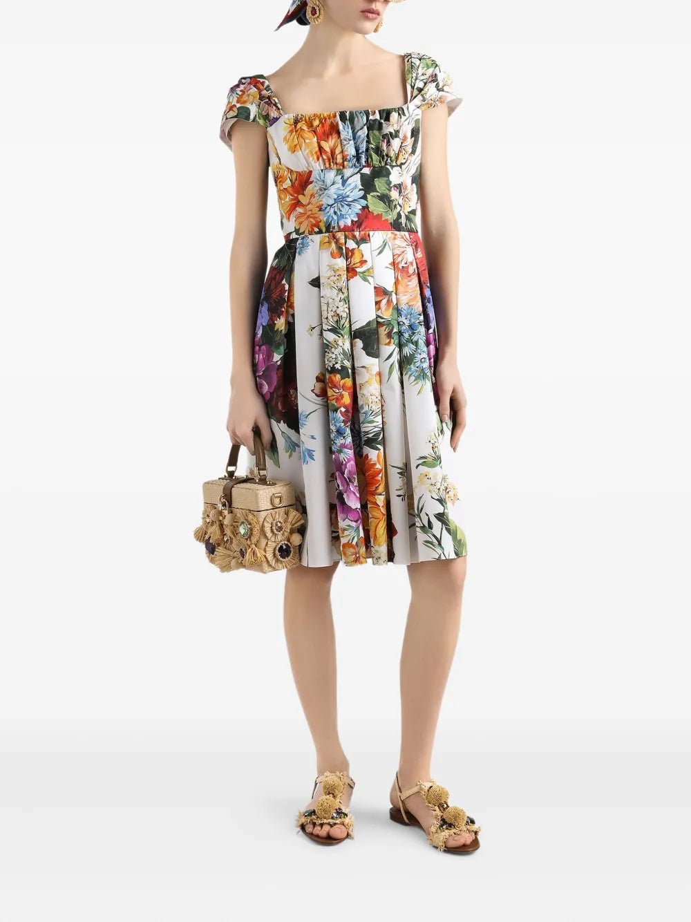 Dolce & Gabbana Women Floral Print Dress - EZE Fashion®