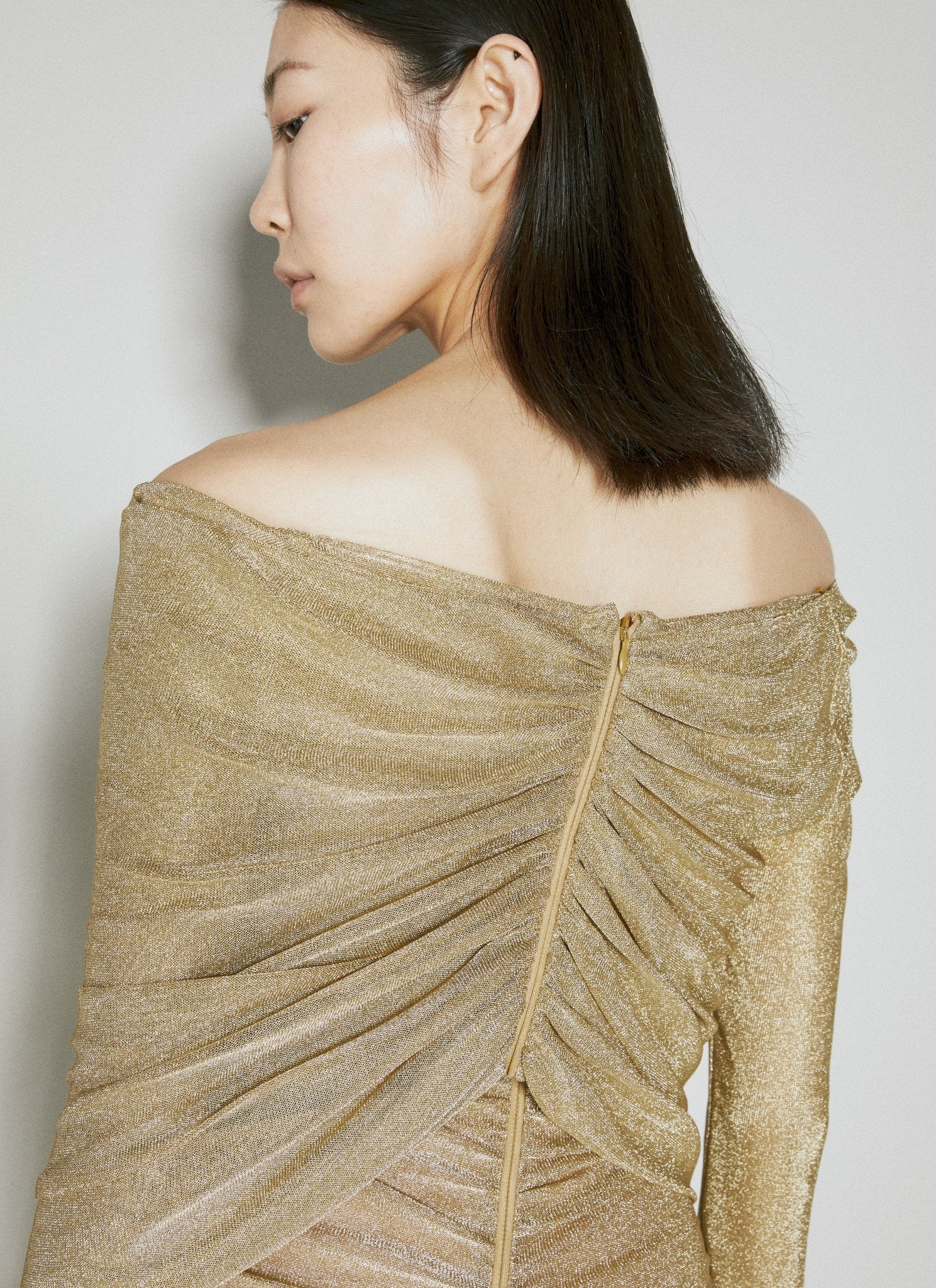 Dolce & Gabbana Women Lurex Mesh Midi Dress - EZE Fashion®