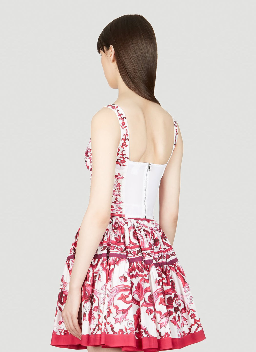 Dolce & Gabbana Women Majolica Print Bustier Top - EZE Fashion®