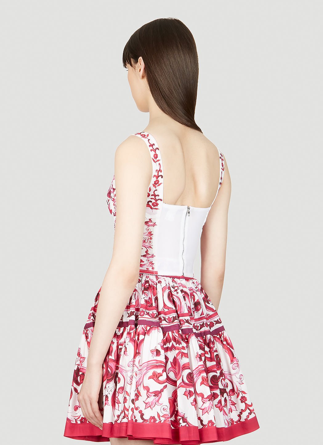 Dolce & Gabbana Women Majolica Print Bustier Top - EZE Fashion®