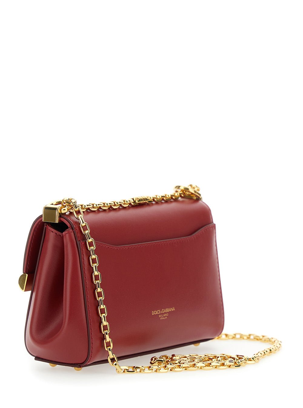 Dolce & Gabbana Women 'Marlene' Red Shoulder Bag With Twist Lock In Leather Woman - EZE Fashion®