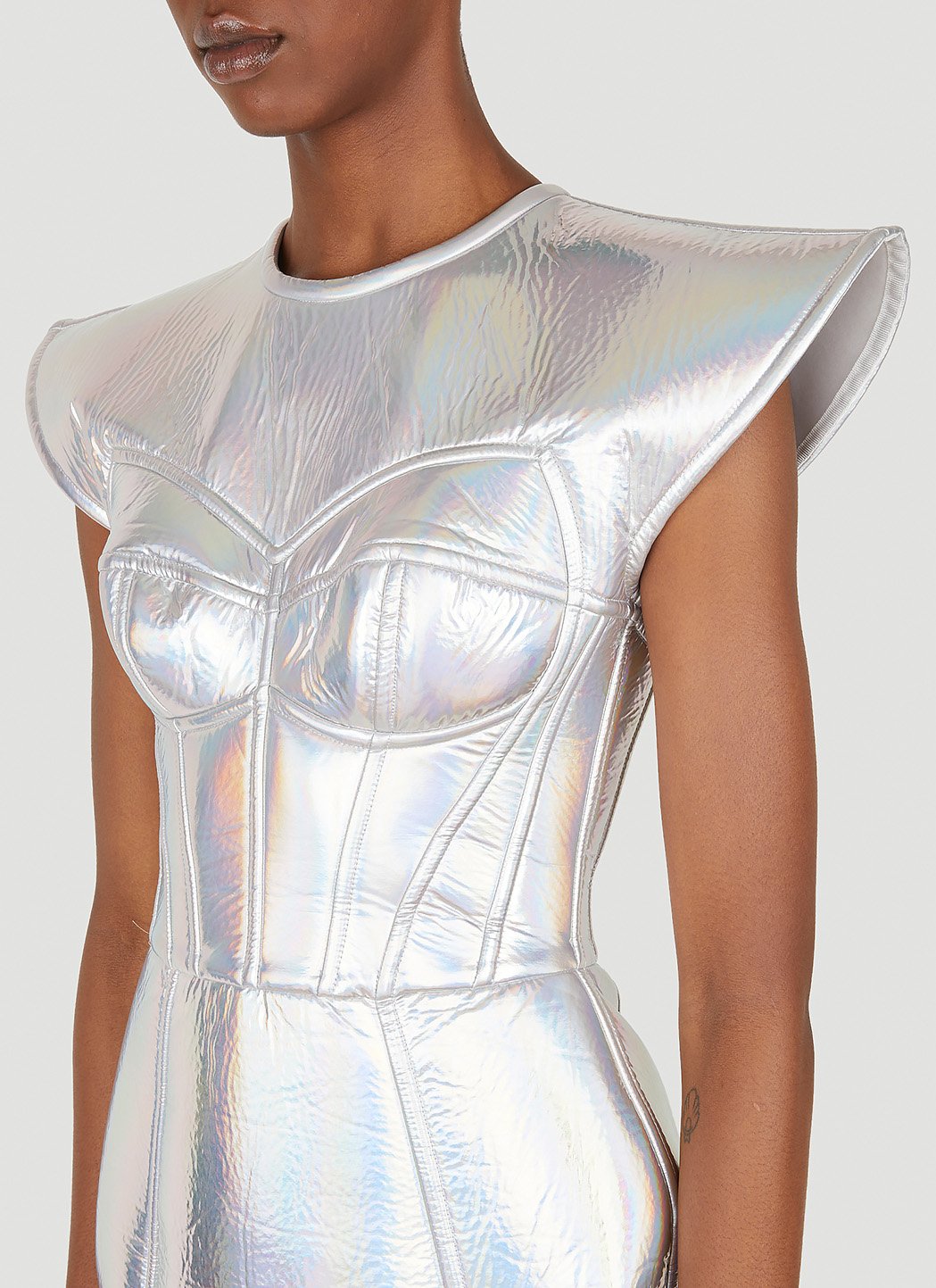 Dolce & Gabbana Women Metallic Bustier Dress - EZE Fashion®