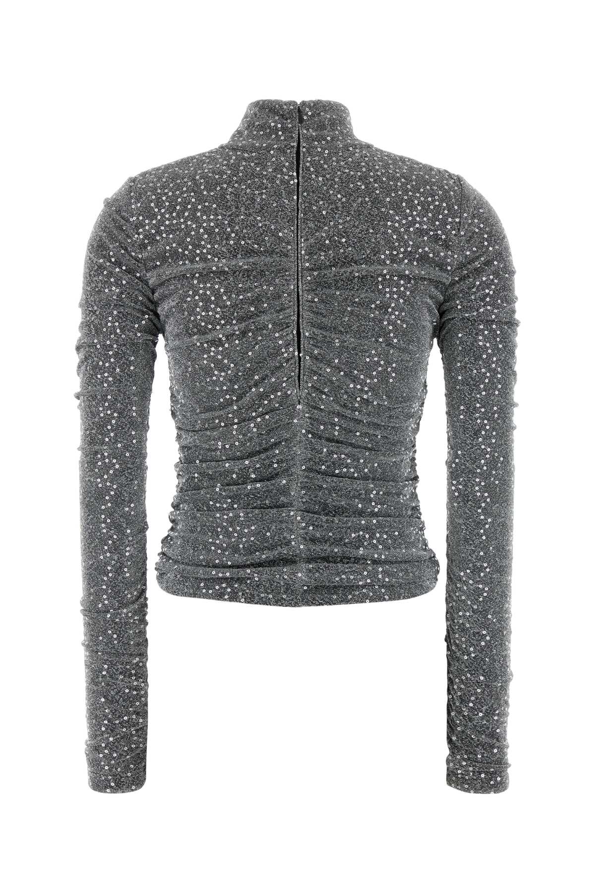 Dolce & Gabbana Women Silver Jersey Top - EZE Fashion®