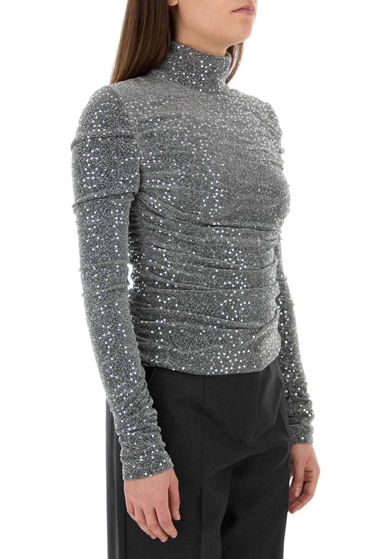 Dolce & Gabbana Women Silver Jersey Top - EZE Fashion®