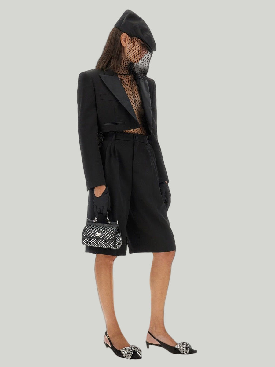 Dolce & Gabbana Women Spencer Wool Gabardine Tuxedo - EZE Fashion®