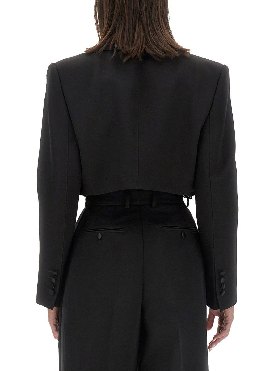 Dolce & Gabbana Women Spencer Wool Gabardine Tuxedo - EZE Fashion®