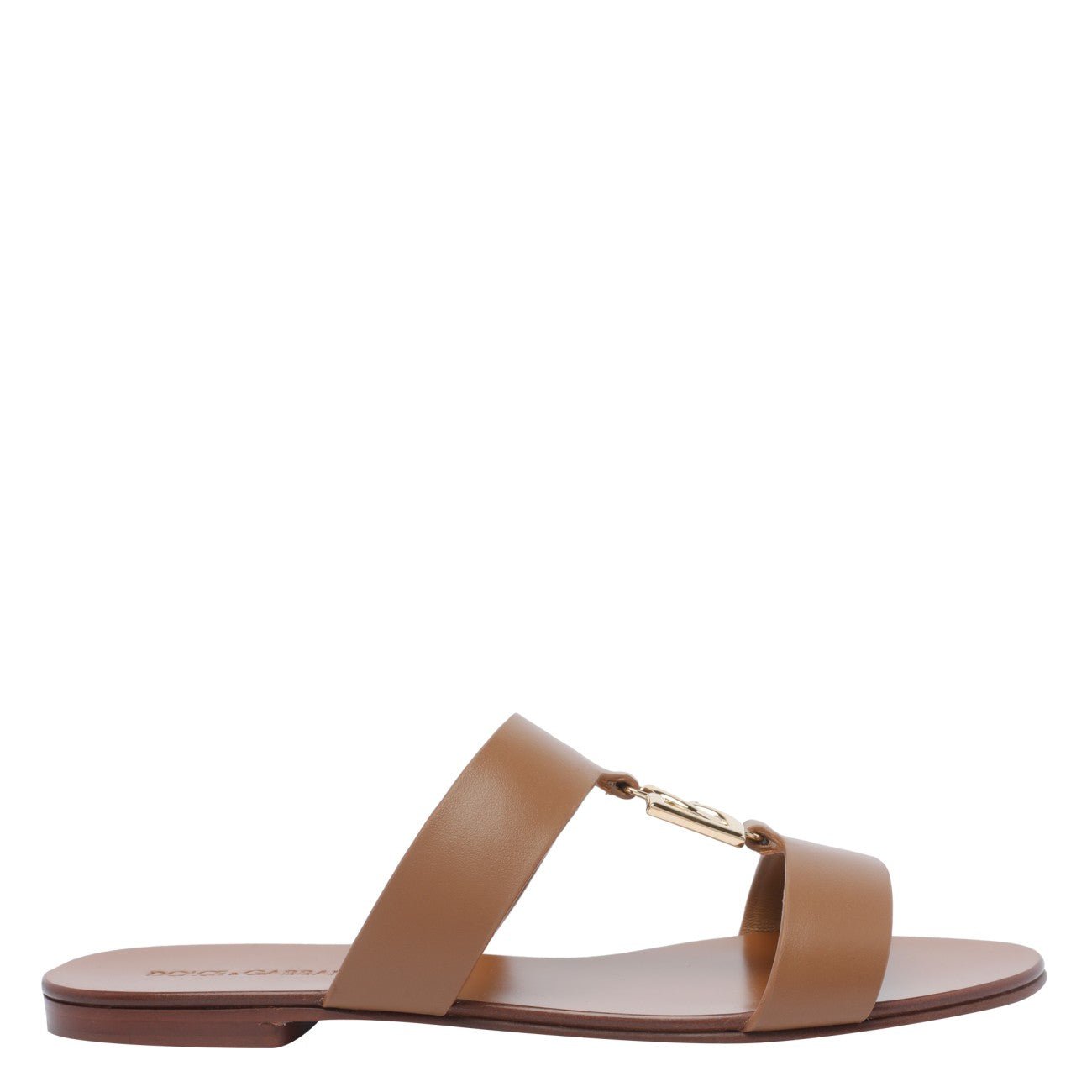 Dolce&Gabbana Women Leather Dg Logo Sandals - EZE Fashion®