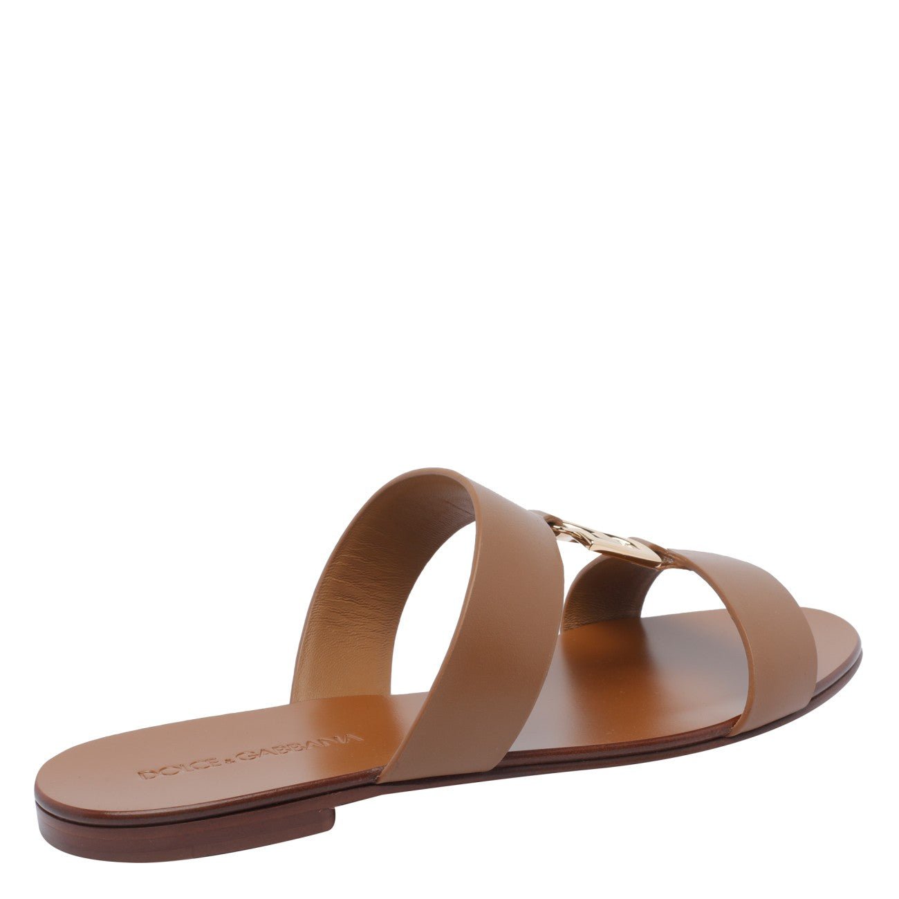 Dolce&Gabbana Women Leather Dg Logo Sandals - EZE Fashion®