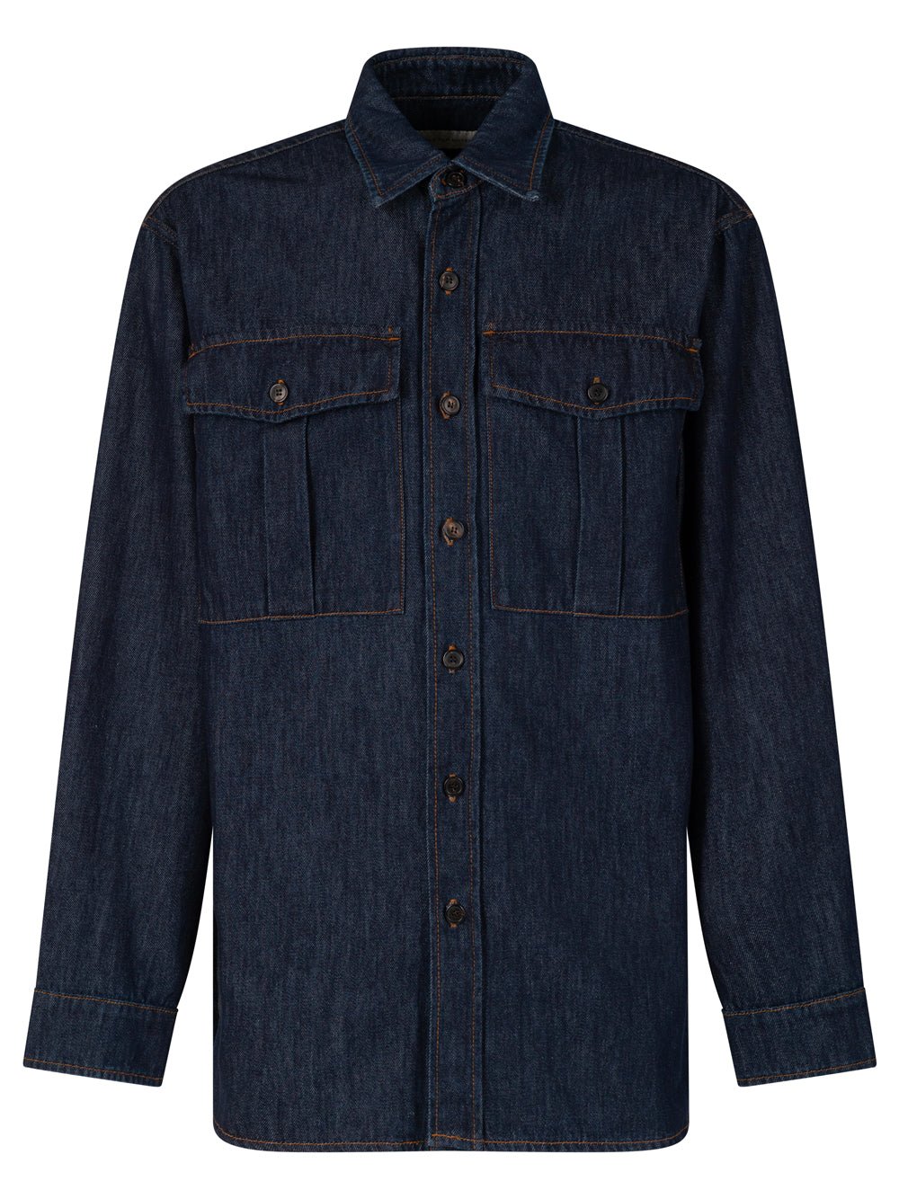 Dries Van Noten Men Calendos Denim Shirt - EZE Fashion®