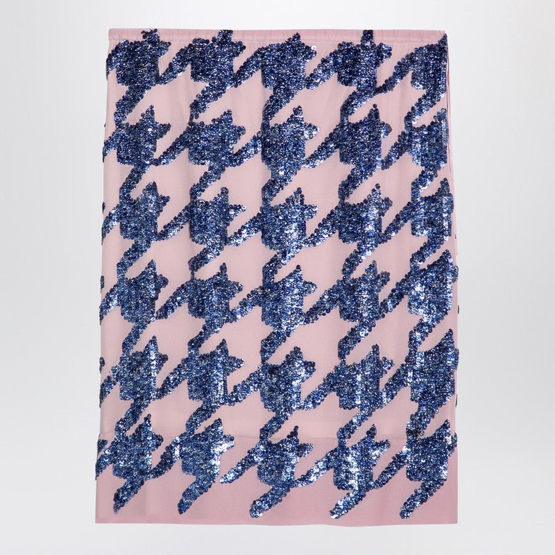 Dries Van Noten Pink Silk Sequin Skirt Women - EZE Fashion®