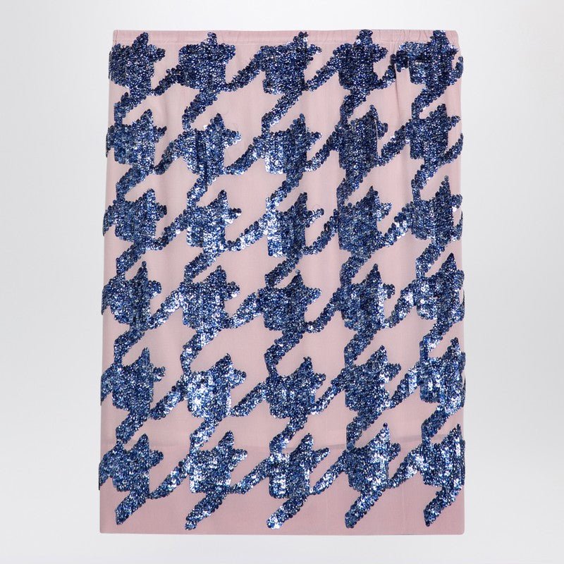 Dries Van Noten Pink Silk Sequin Skirt Women - EZE Fashion®