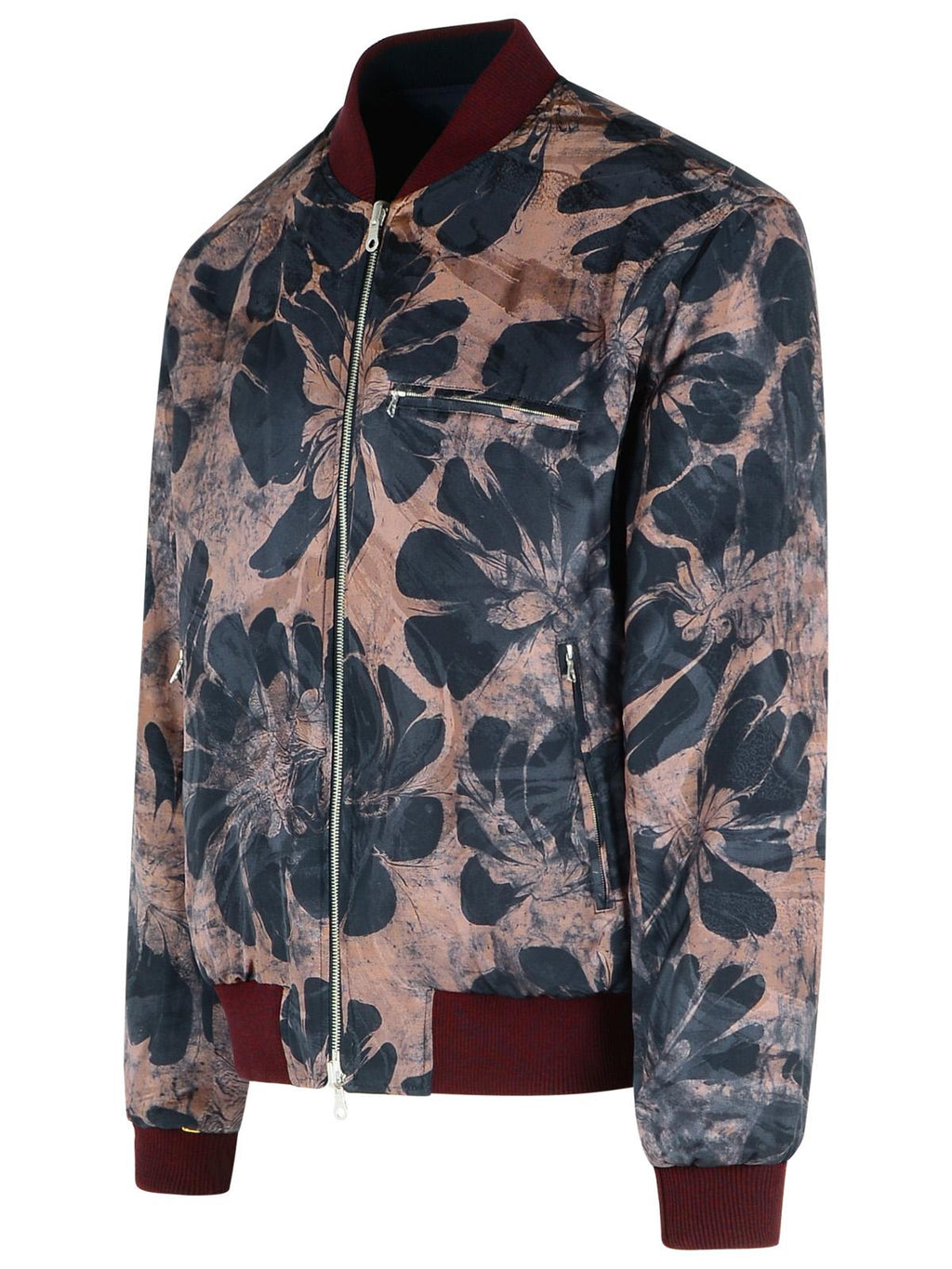 Dries Van Noten 'Volker' Navy Viscose Blend Jacket Men - EZE Fashion®