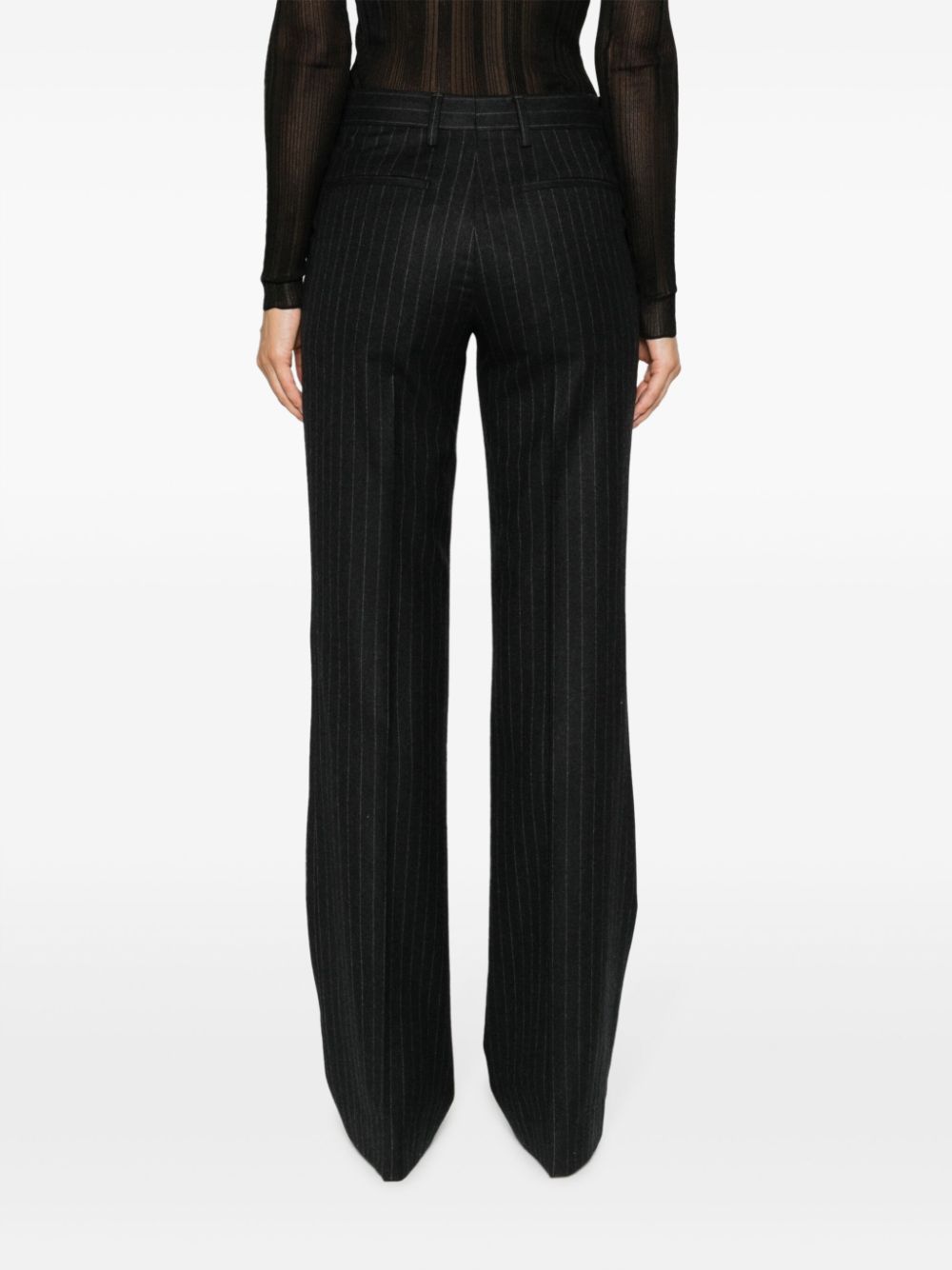 Dries Van Noten Women Pinstripped Wool Trousers - EZE Fashion®