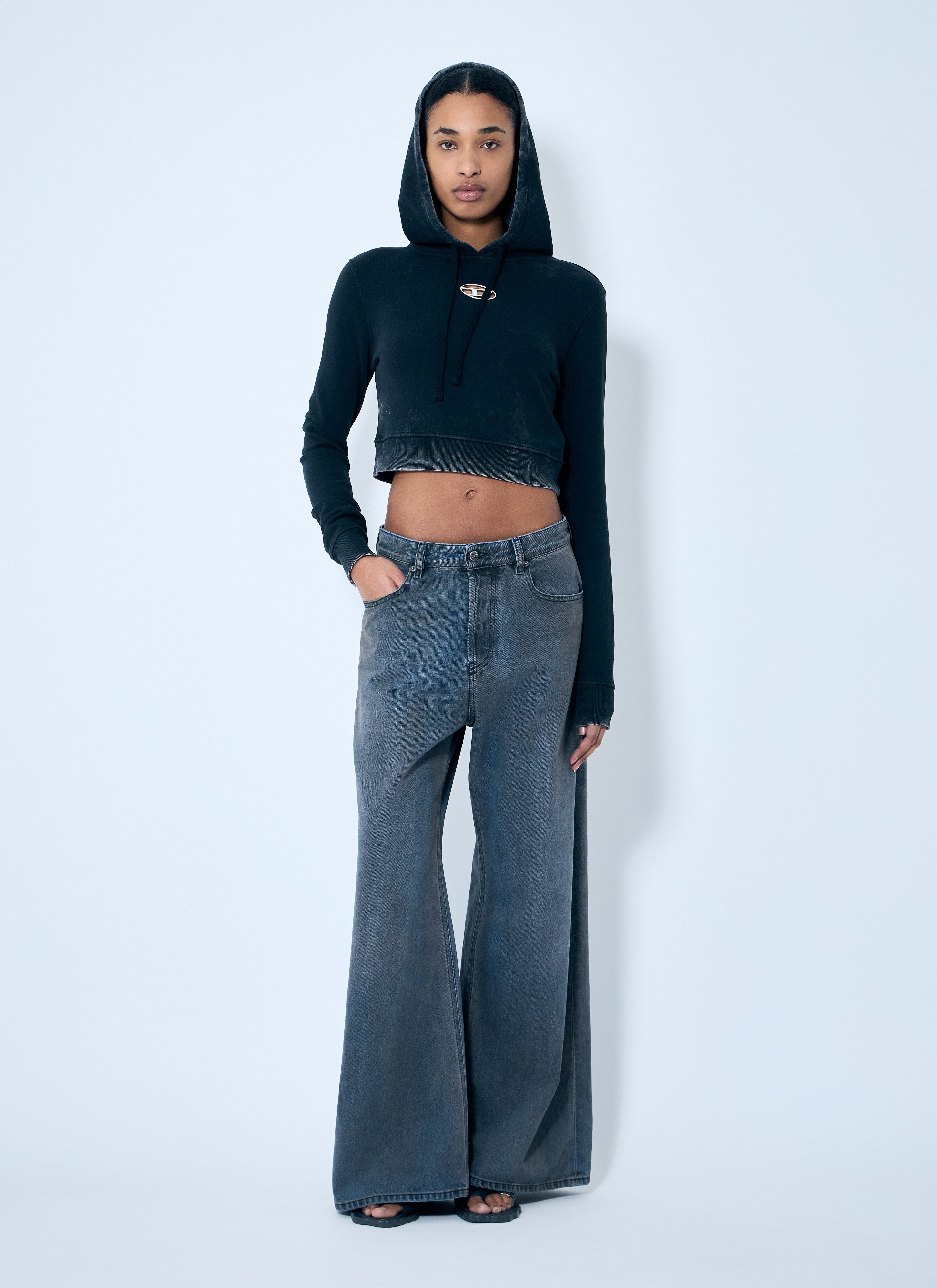 Diesel Women F-Slimmy-Hood-P5 Sweatshirt