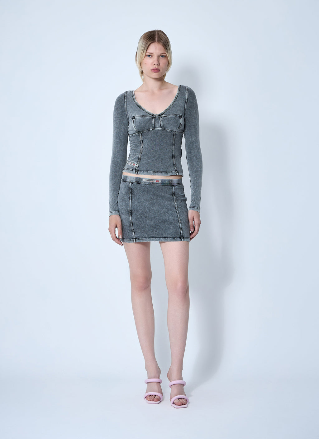 Diesel Women O-Allegra-Mini Skirt