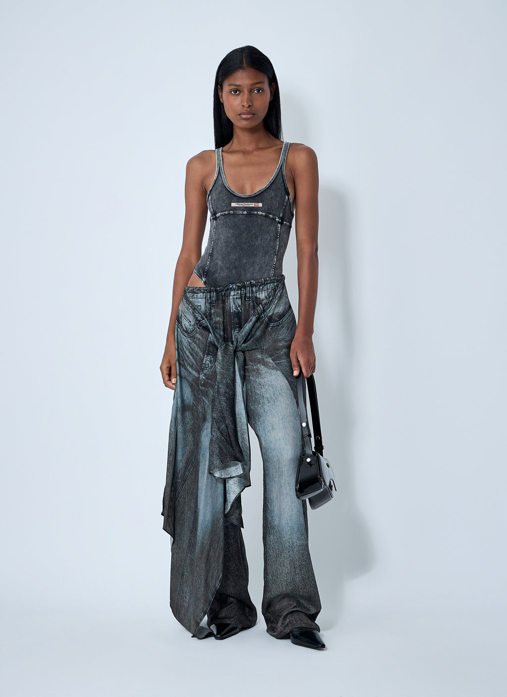 Diesel Women Phoebe-Dnm Bodysuit