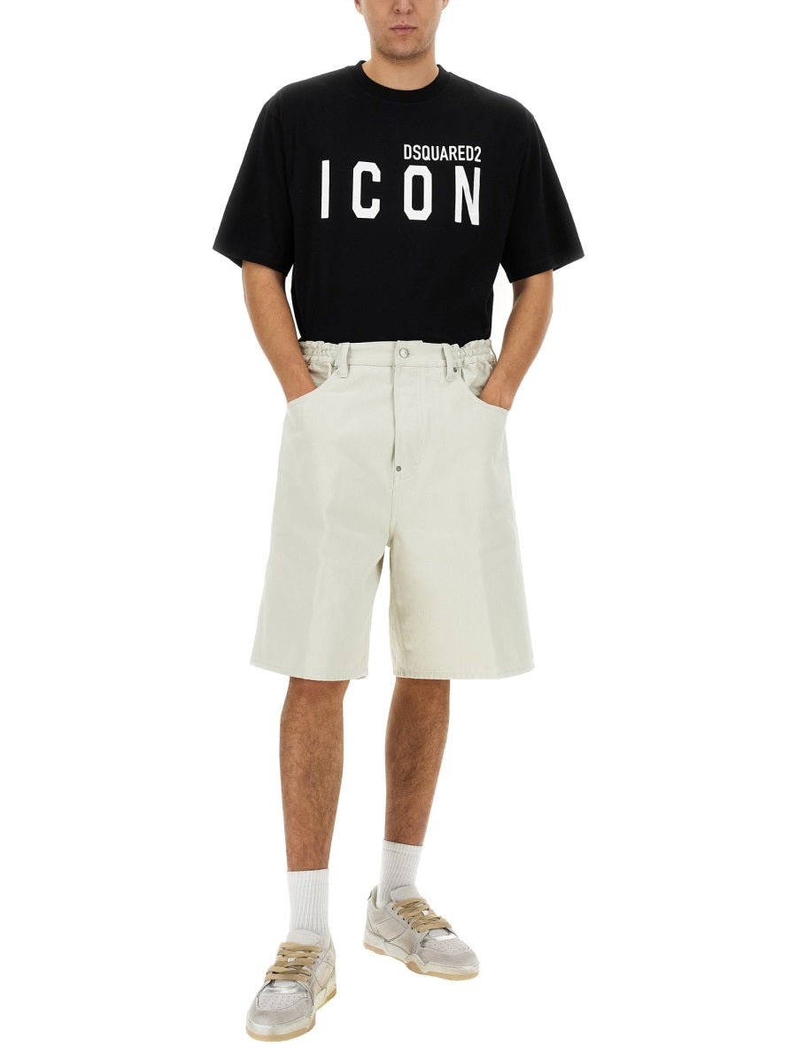 Dsquared Men Denim Bermuda Shorts - EZE Fashion®