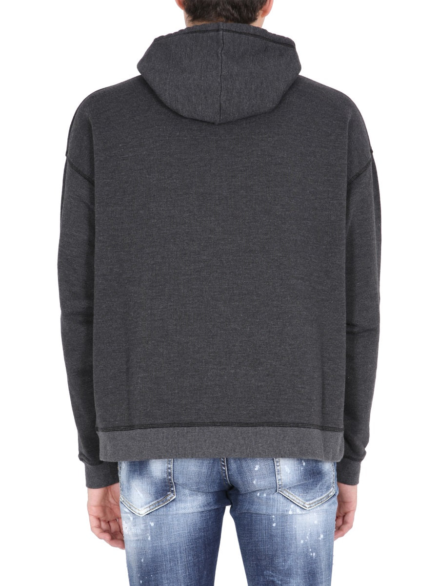 Dsquared Men Logo Printed Sweatshirt - EZE Fashion®