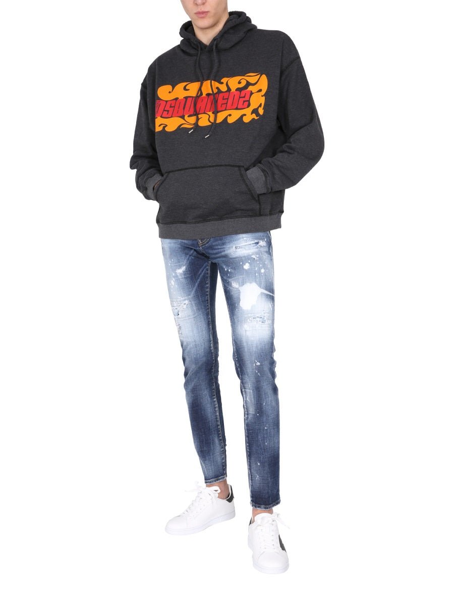 Dsquared Men Logo Printed Sweatshirt - EZE Fashion®