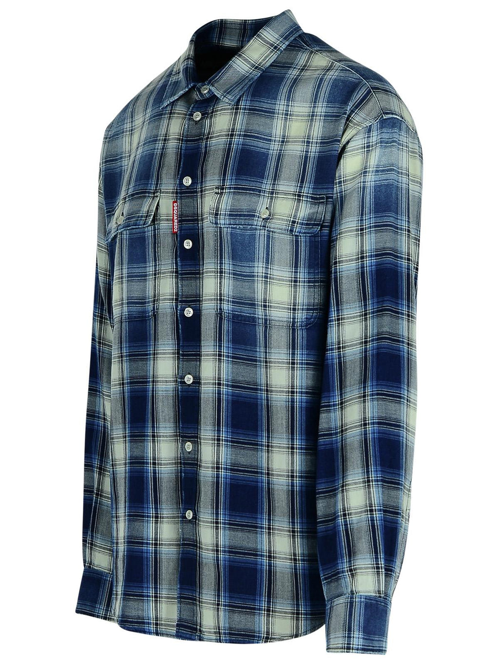 Dsquared2 Blue Cotton Shirt Men - EZE Fashion®
