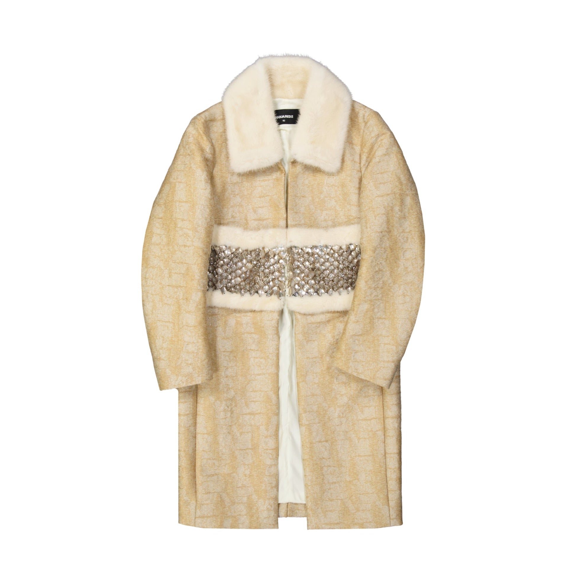 Dsquared2 Crystal Embellished Coat Women - EZE Fashion®