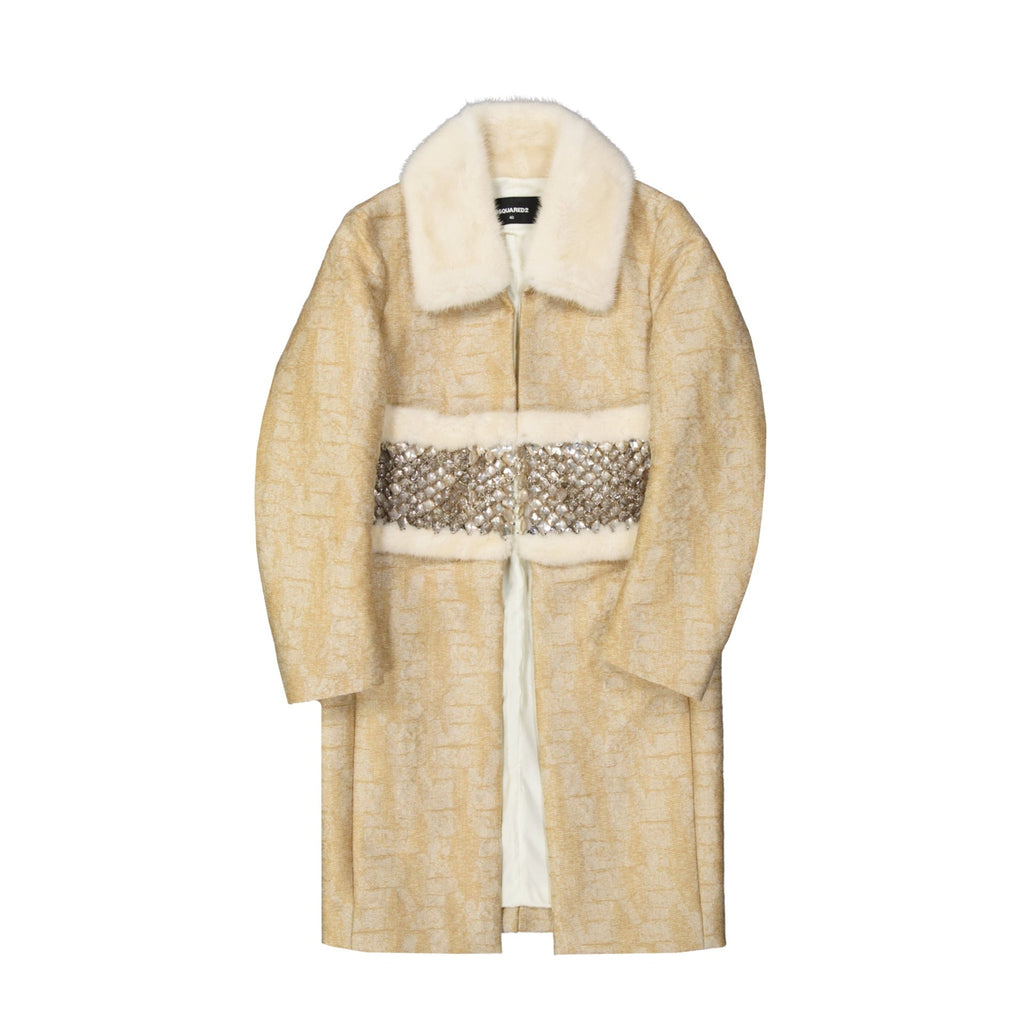 Dsquared2 Crystal Embellished Coat Women - EZE Fashion®