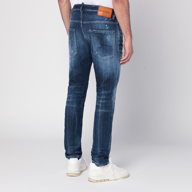 Dsquared2 Medium Easy Wash Tidy Biker Jeans Men - EZE Fashion®