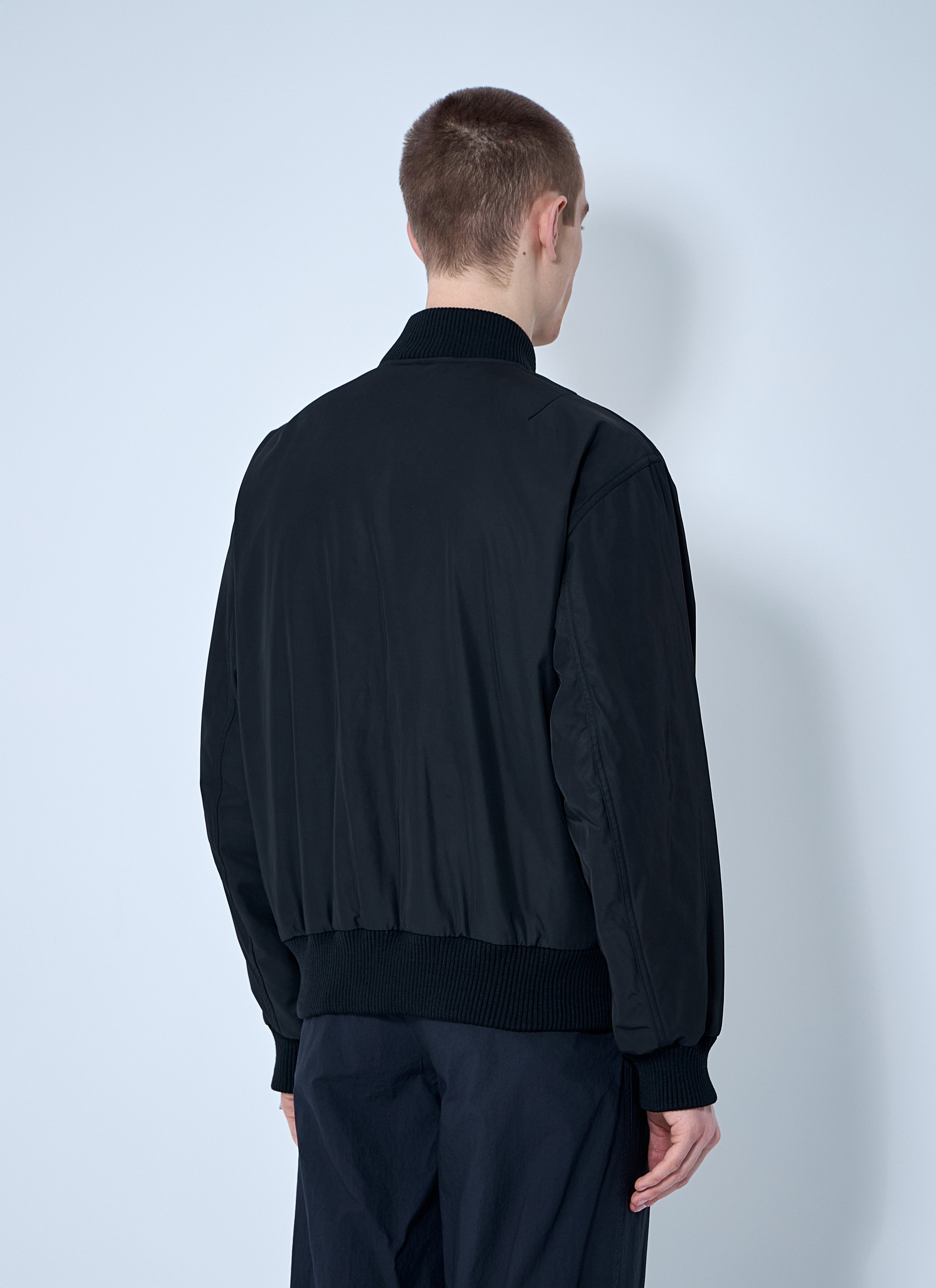 Dries Van Noten Men Nylon Bomber Jacket