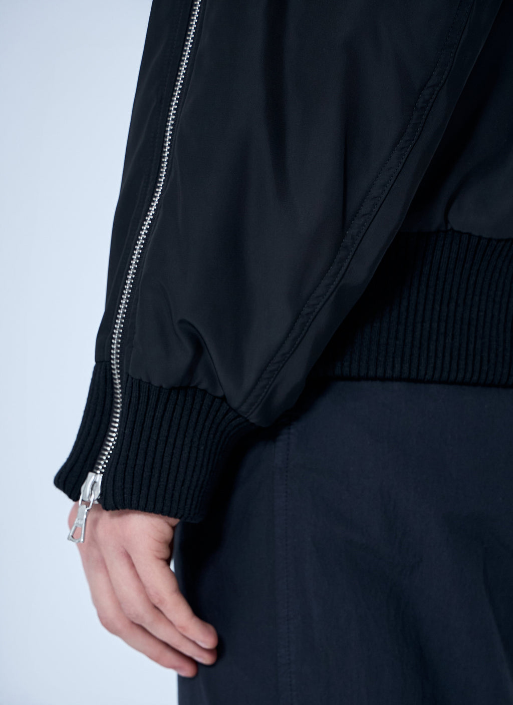 Dries Van Noten Men Nylon Bomber Jacket