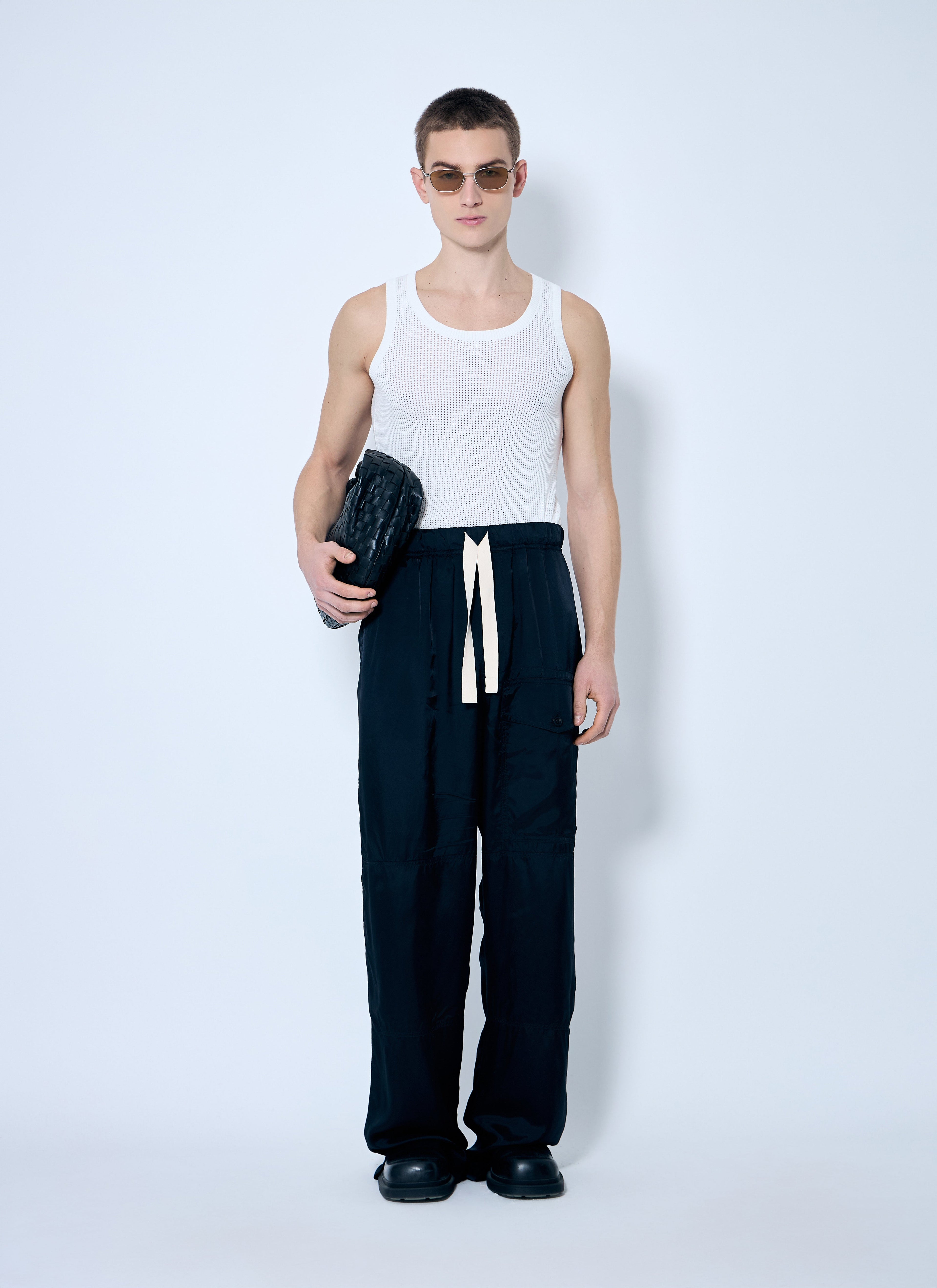 Dries Van Noten Men Merit Knit Tank Top