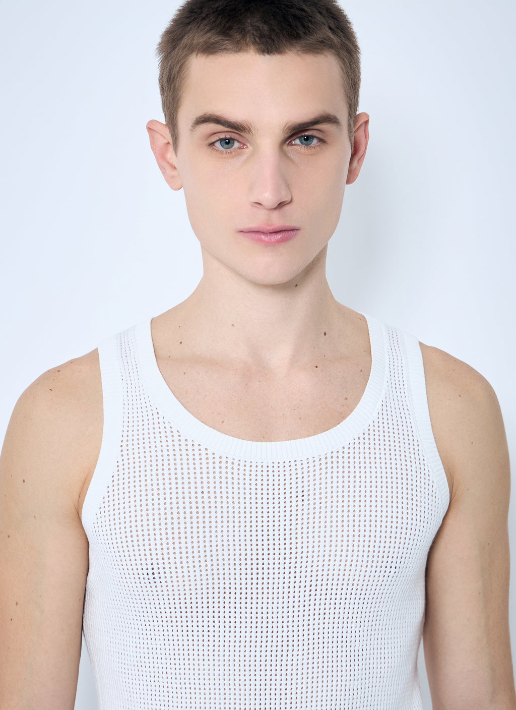 Dries Van Noten Men Merit Knit Tank Top