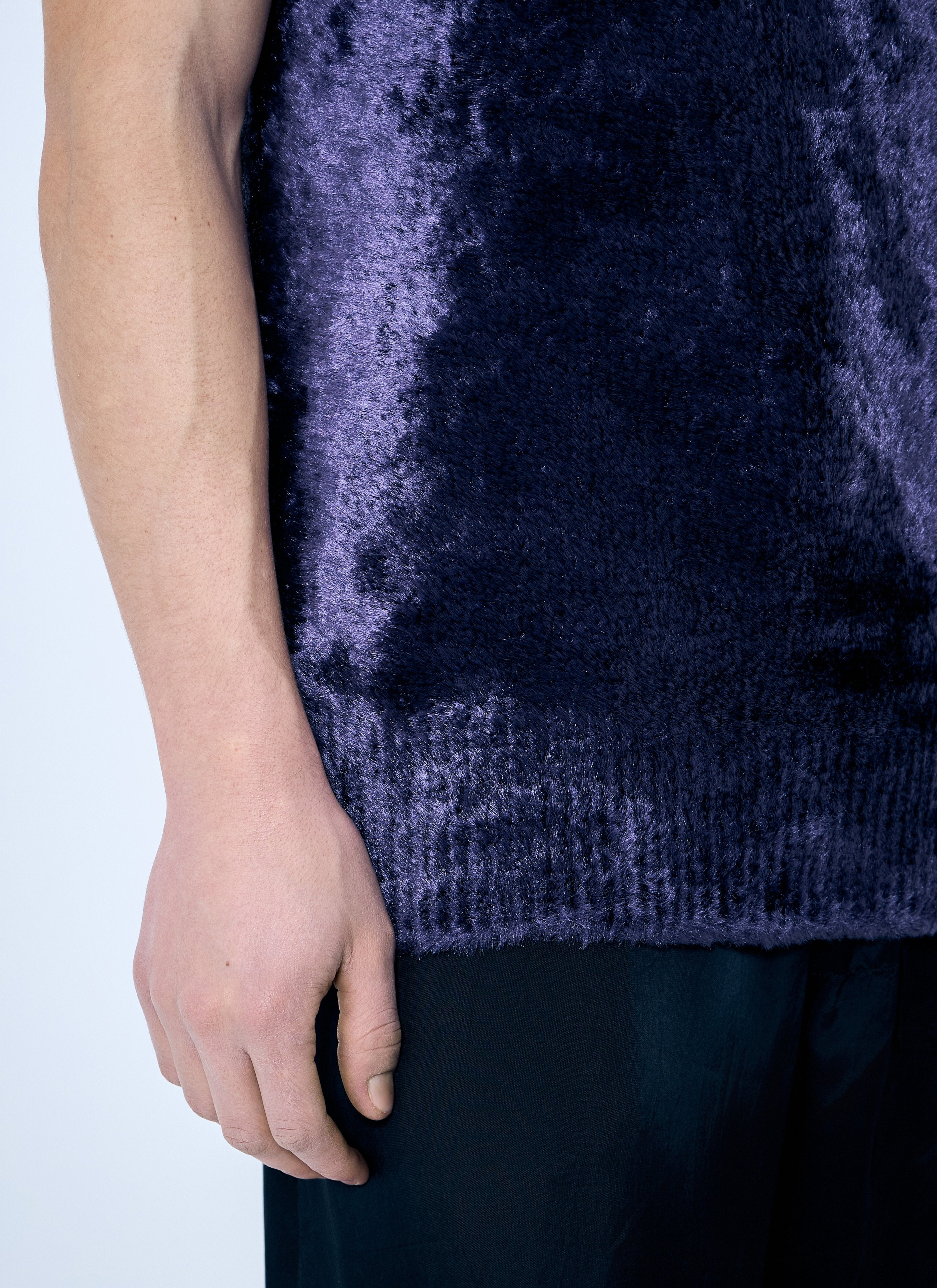 Dries Van Noten Men Fluffy Knit Top