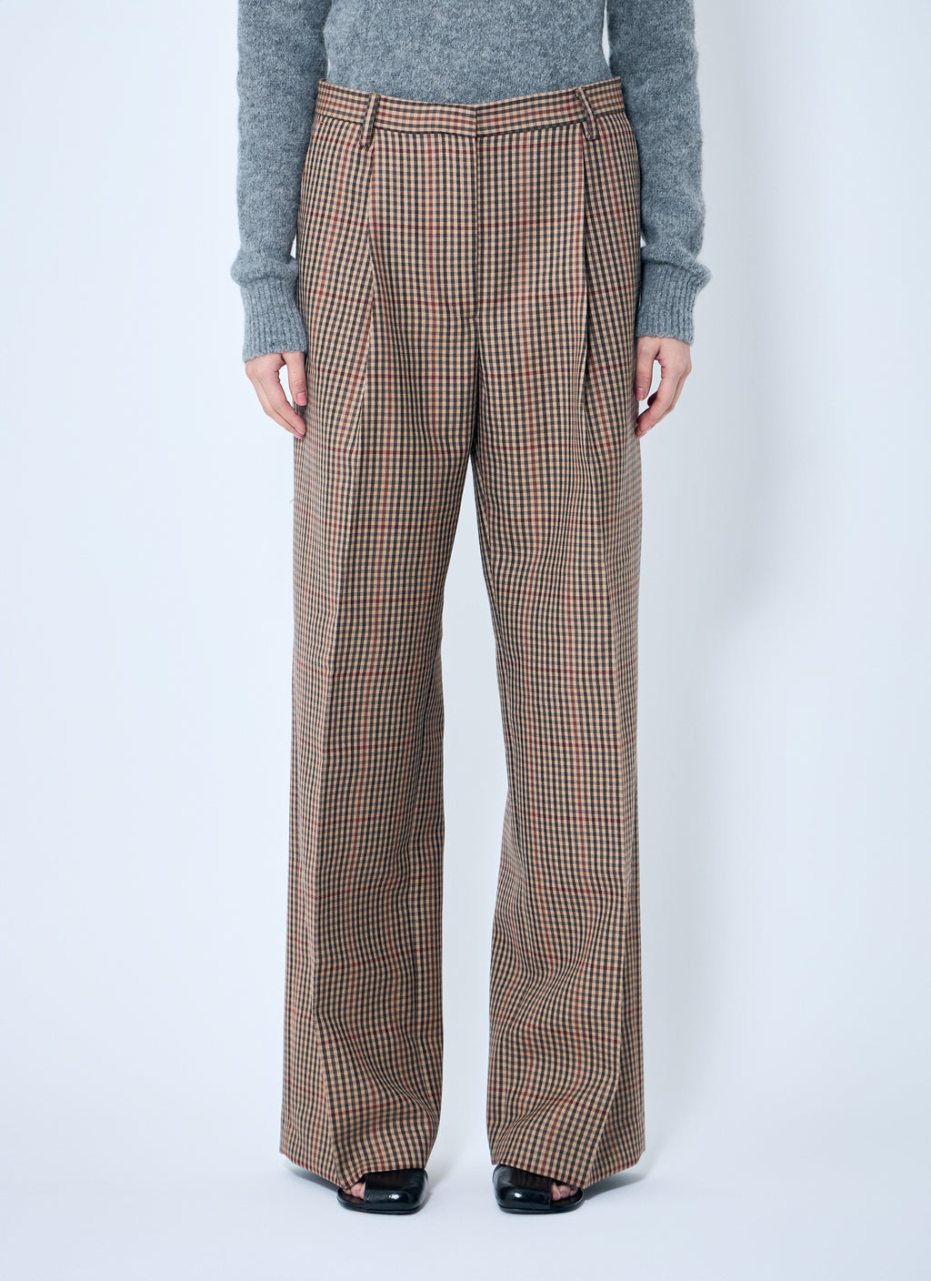 Dries Van Noten Women Porter Check Pants