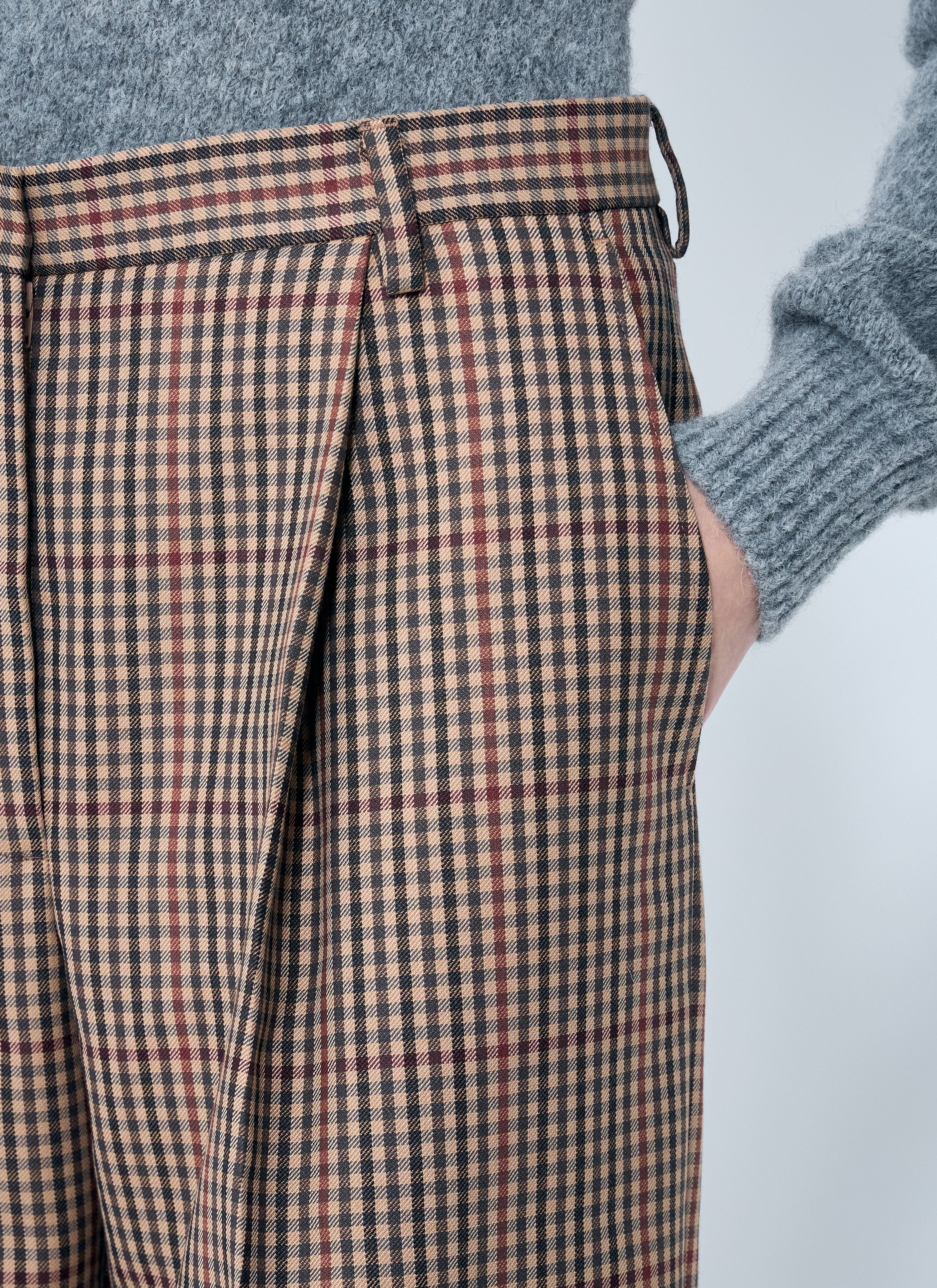 Dries Van Noten Women Porter Check Pants