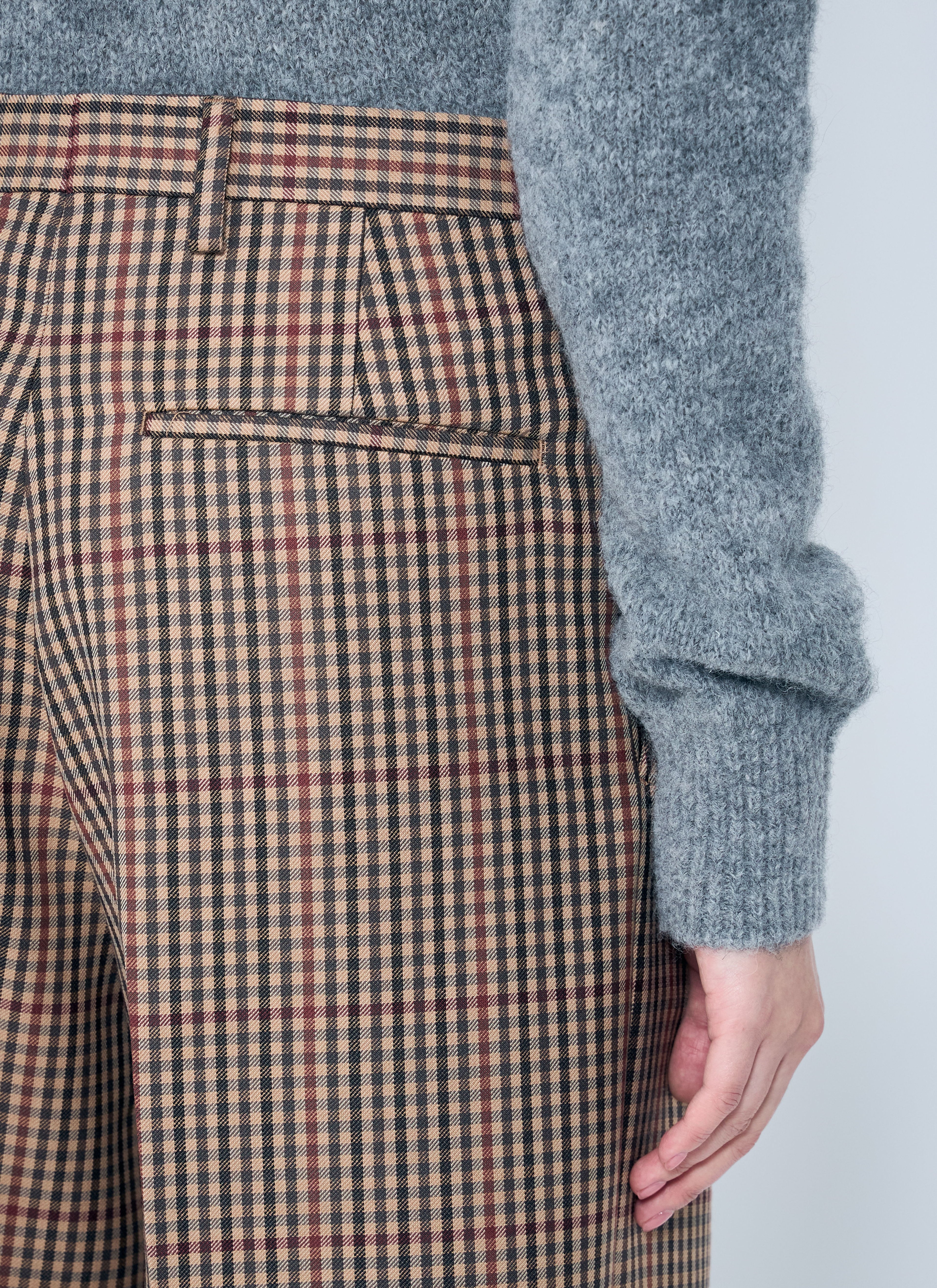 Dries Van Noten Women Porter Check Pants