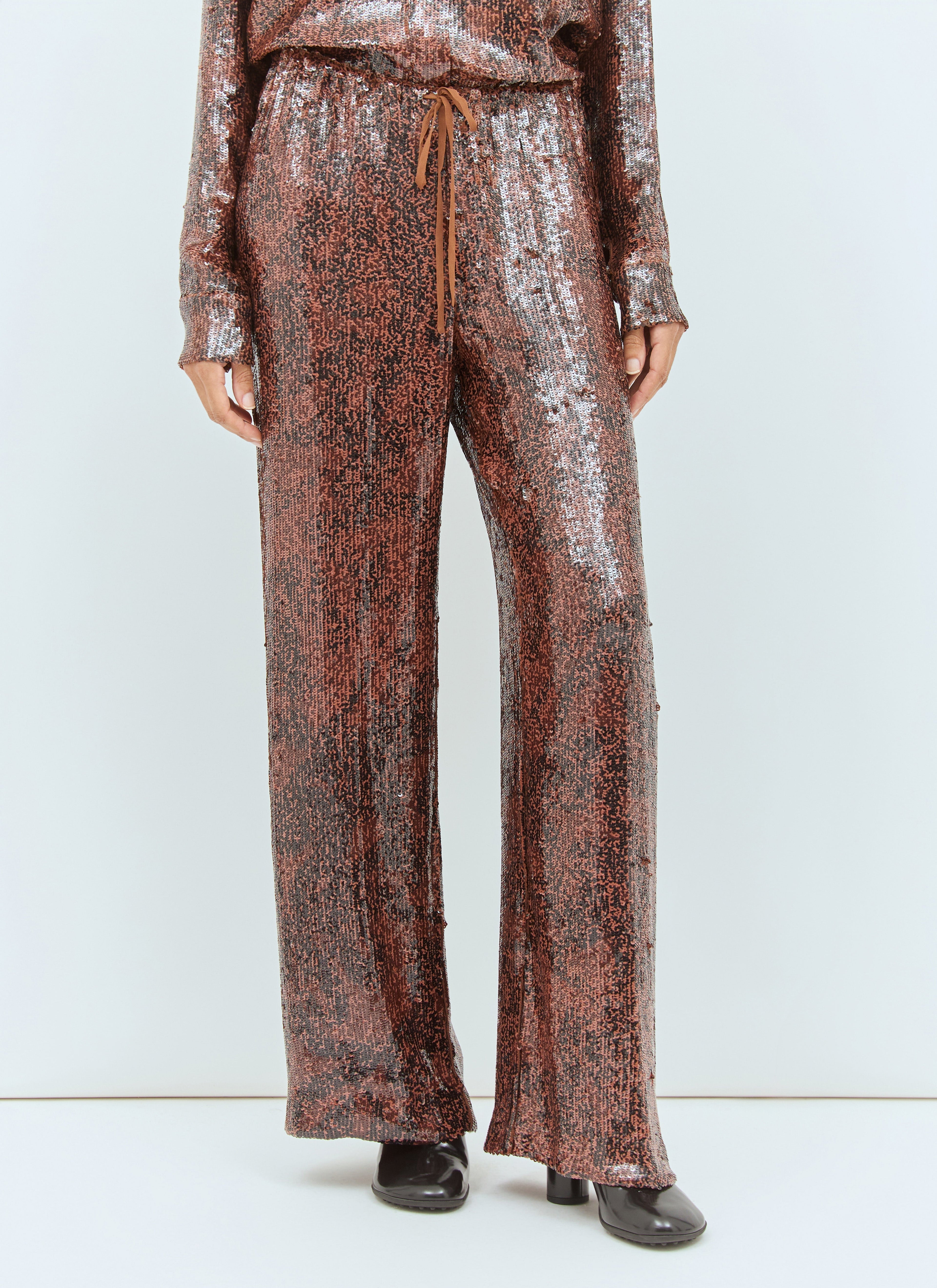 Dries Van Noten Women Sequin Pants