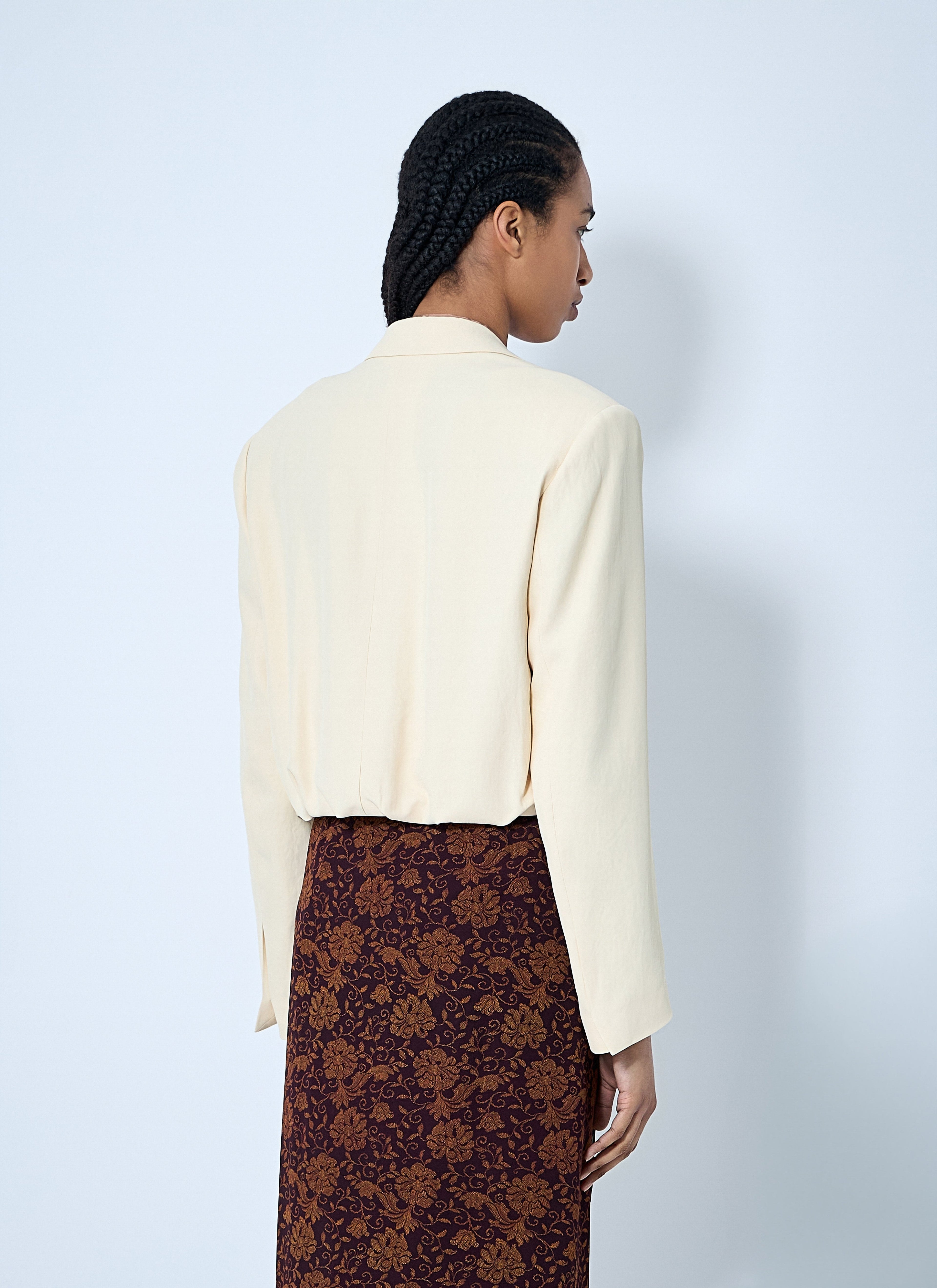 Dries Van Noten Women Crop Single-Breasted Blazer