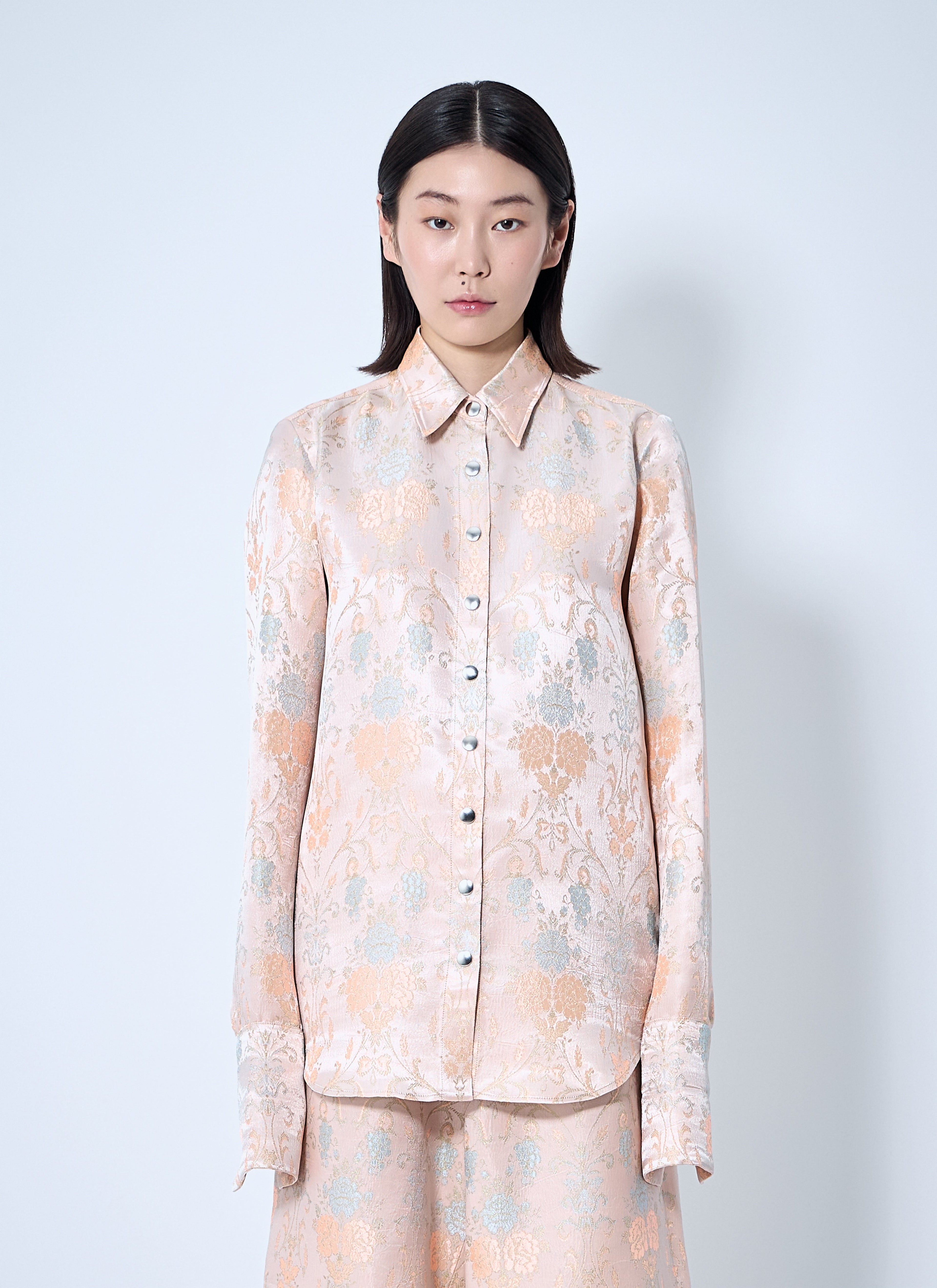 Dries Van Noten Women Jacquared Shirt
