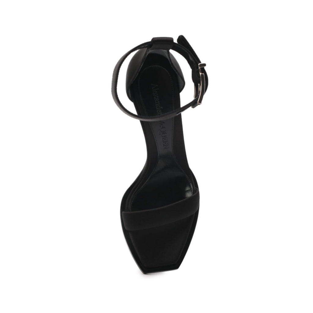 Alexander Mcqueen Silk Satin Heel Sandals Women