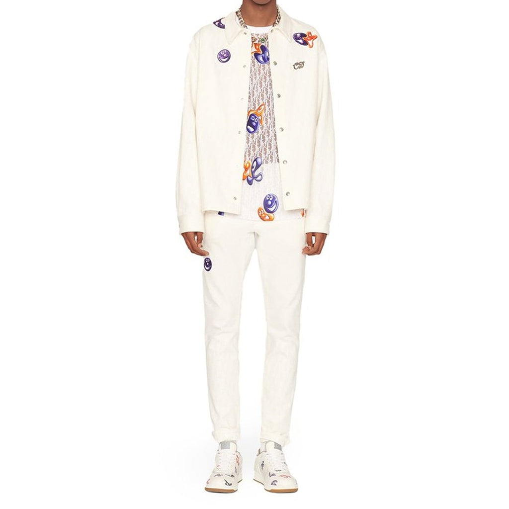 Dior Kennyscharf Patches Jeans Men