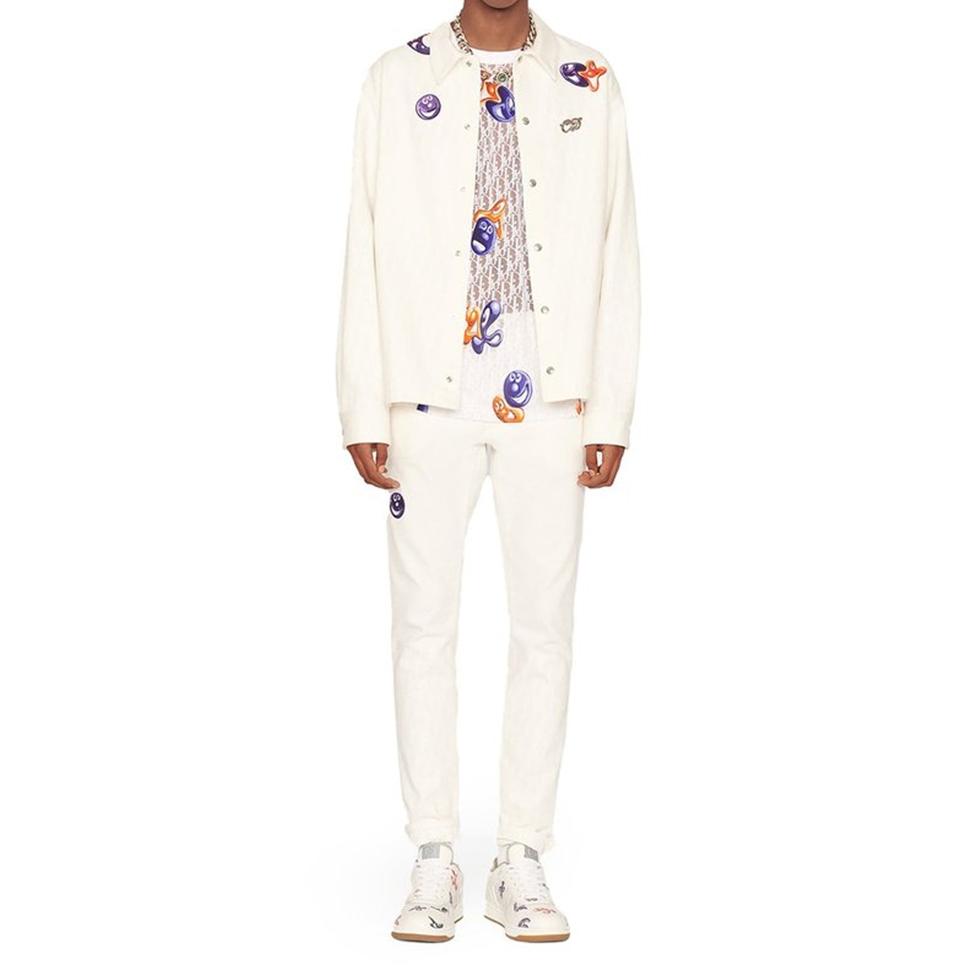 Dior Kennyscharf Patches Jeans Men