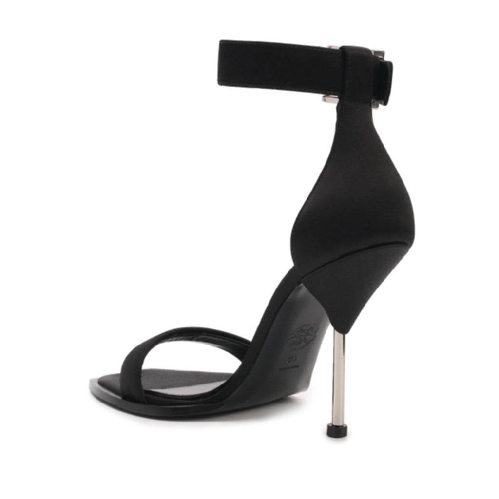 Alexander Mcqueen Silk Satin Heel Sandals Women